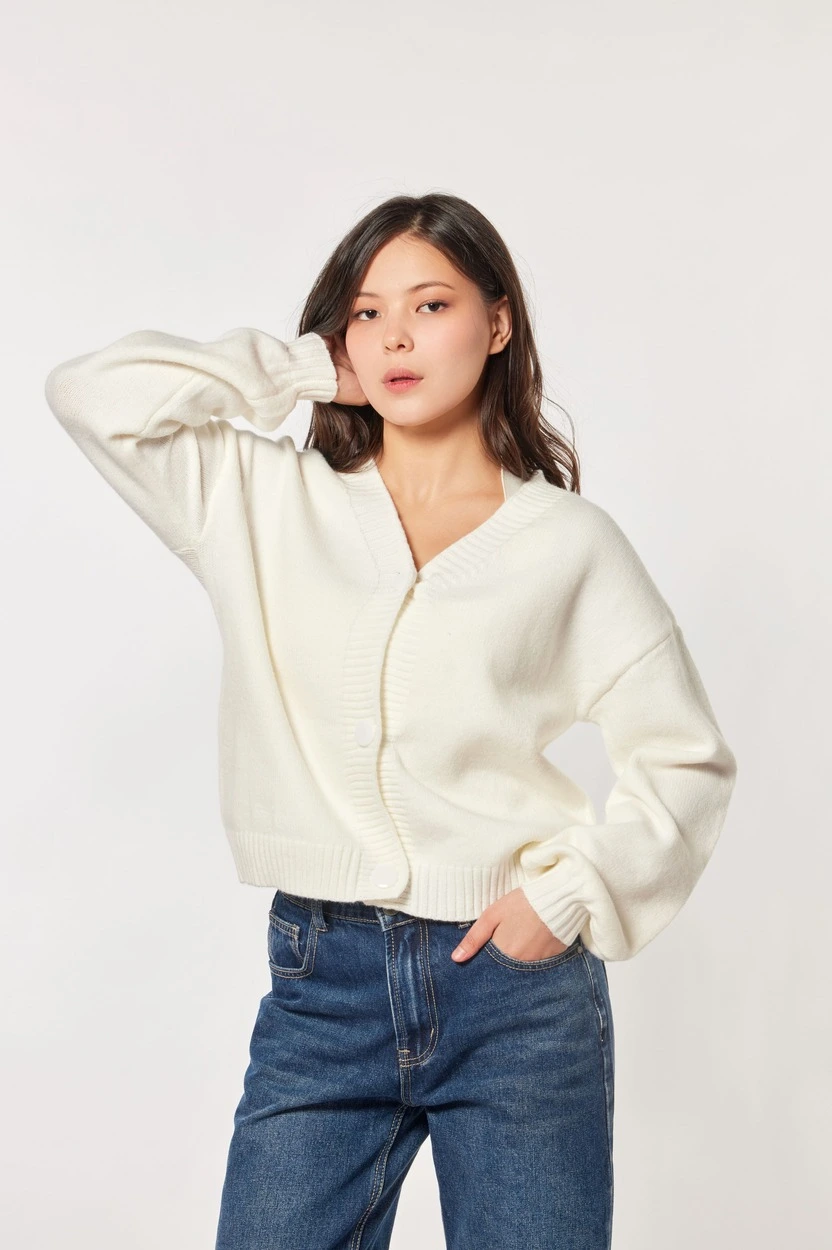 Кардиган белый для женщин 44147-4 50