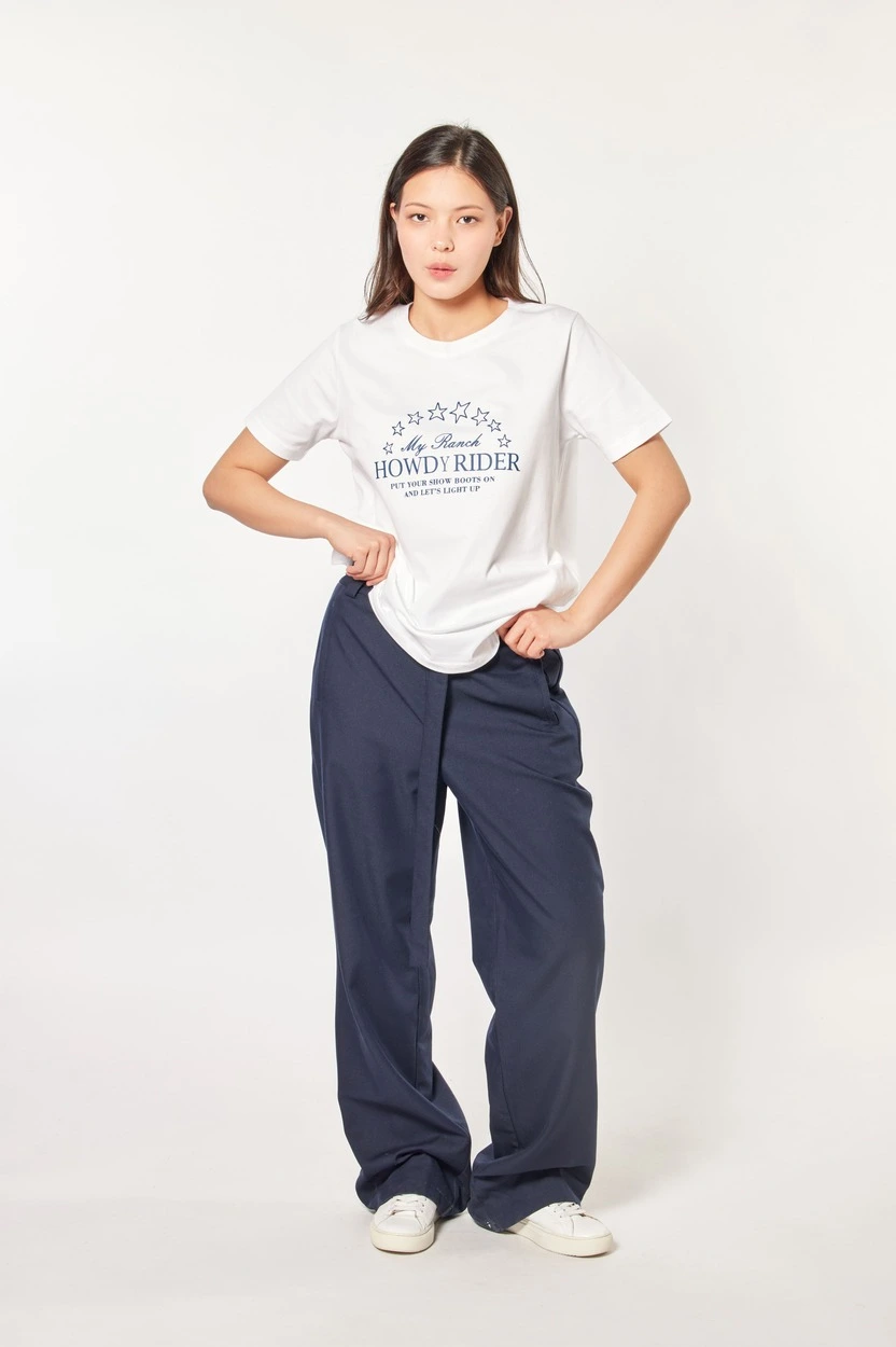 Брюки синий для женщин 44220-65 71