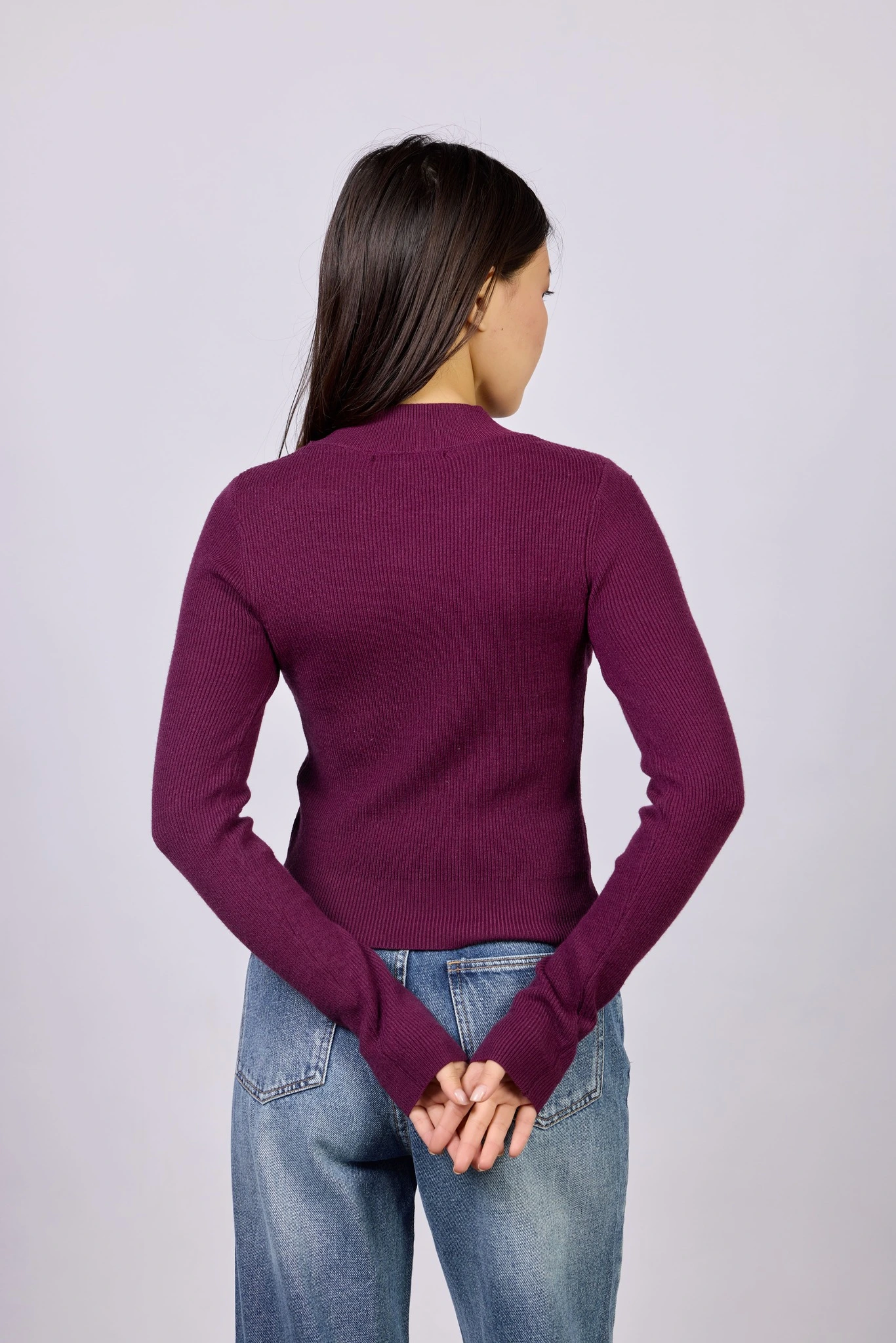 Джемпер фиолетовый для женщин 42147-16 60