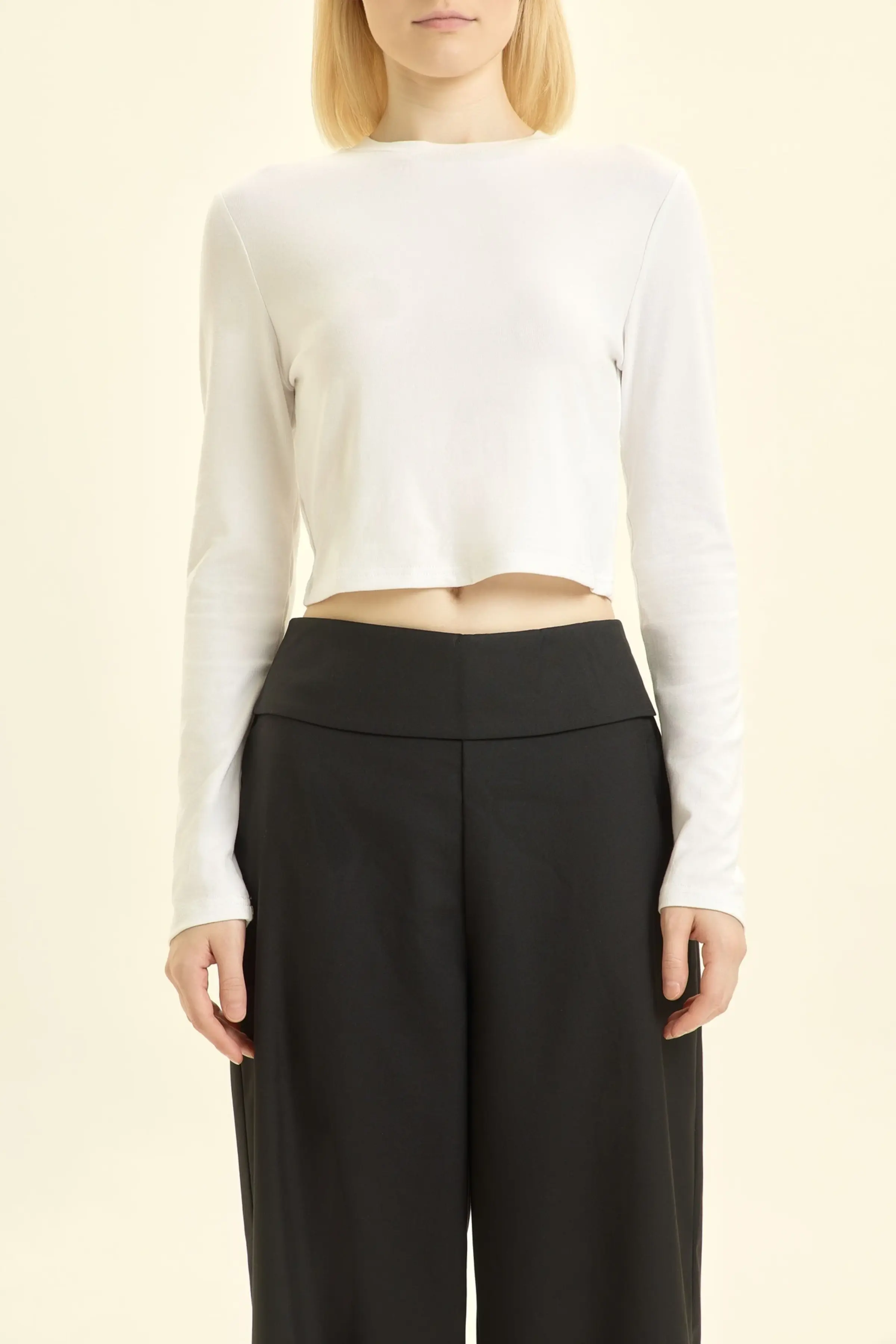 Лонгслив белый для женщин 46158-4 59