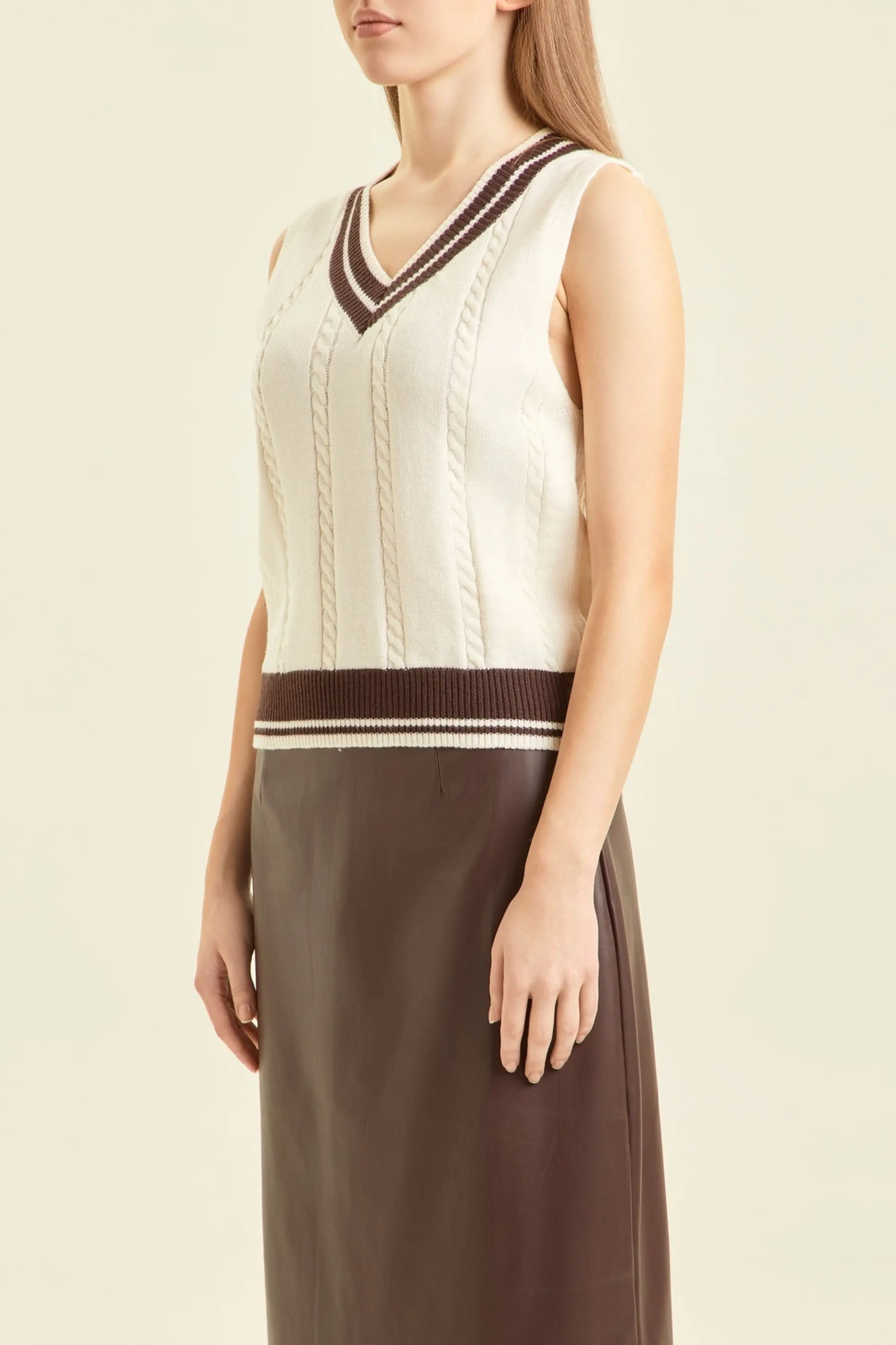 Жилетка белый для женщин 47223-4 68