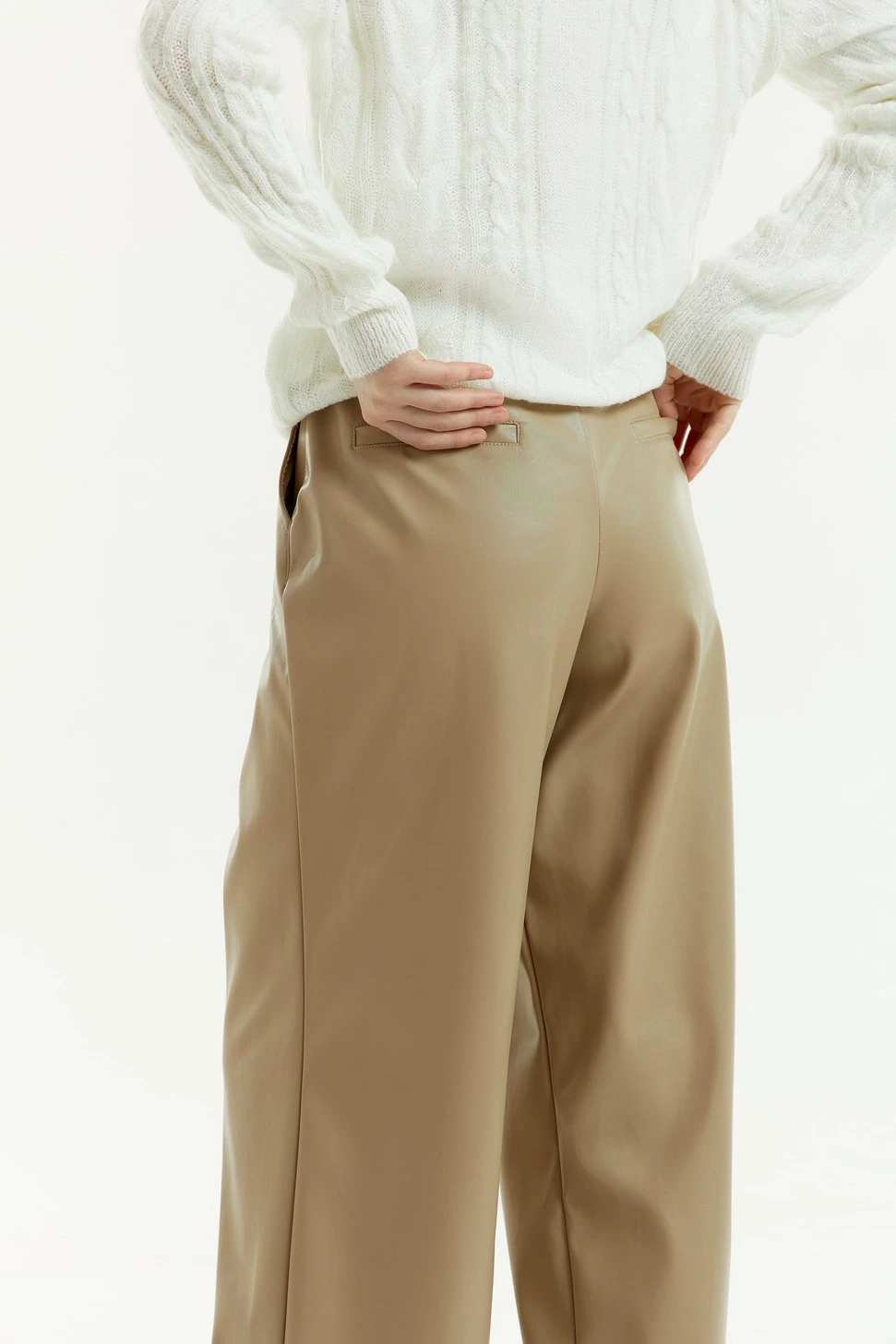 Брюки бежевый для женщин 43110-15 71