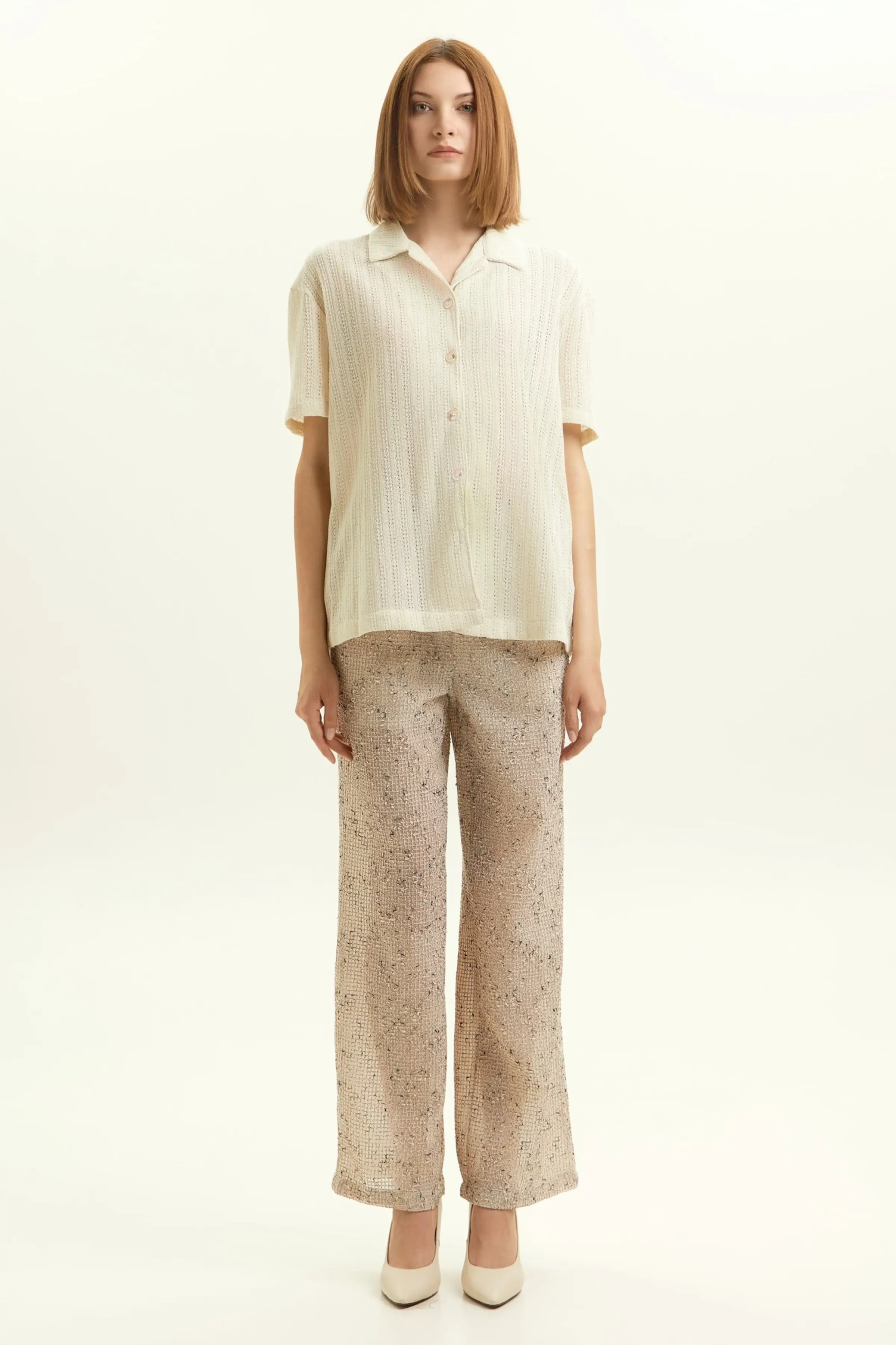 Брюки бежевый для женщин 45131-15 71