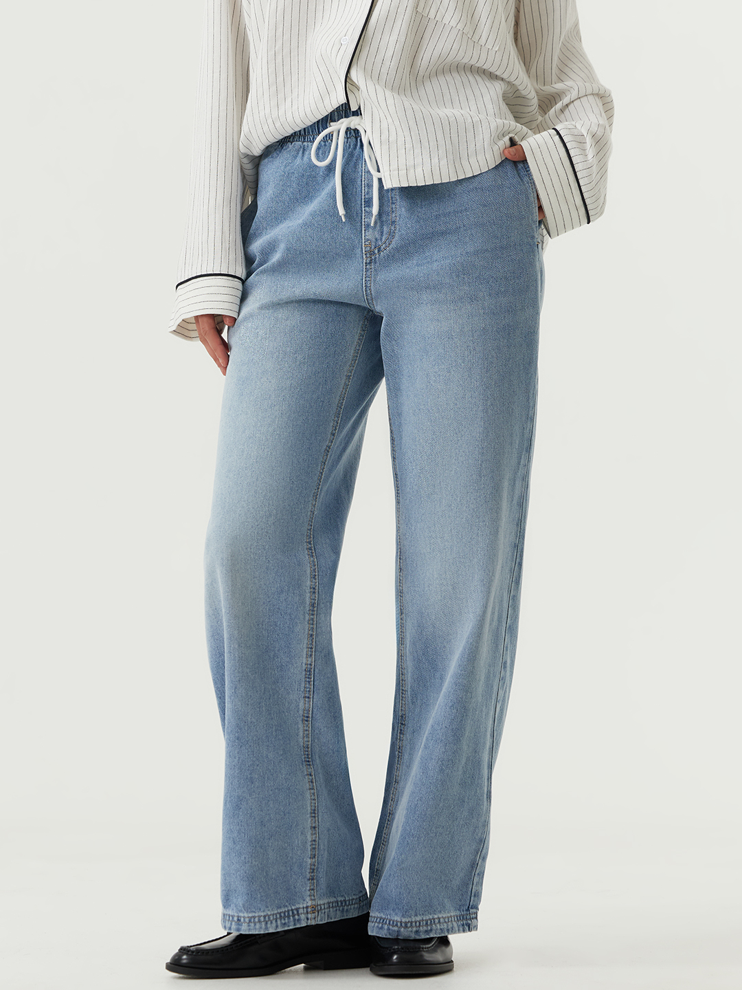 Джинсы голубой для женщин 48242-10 74