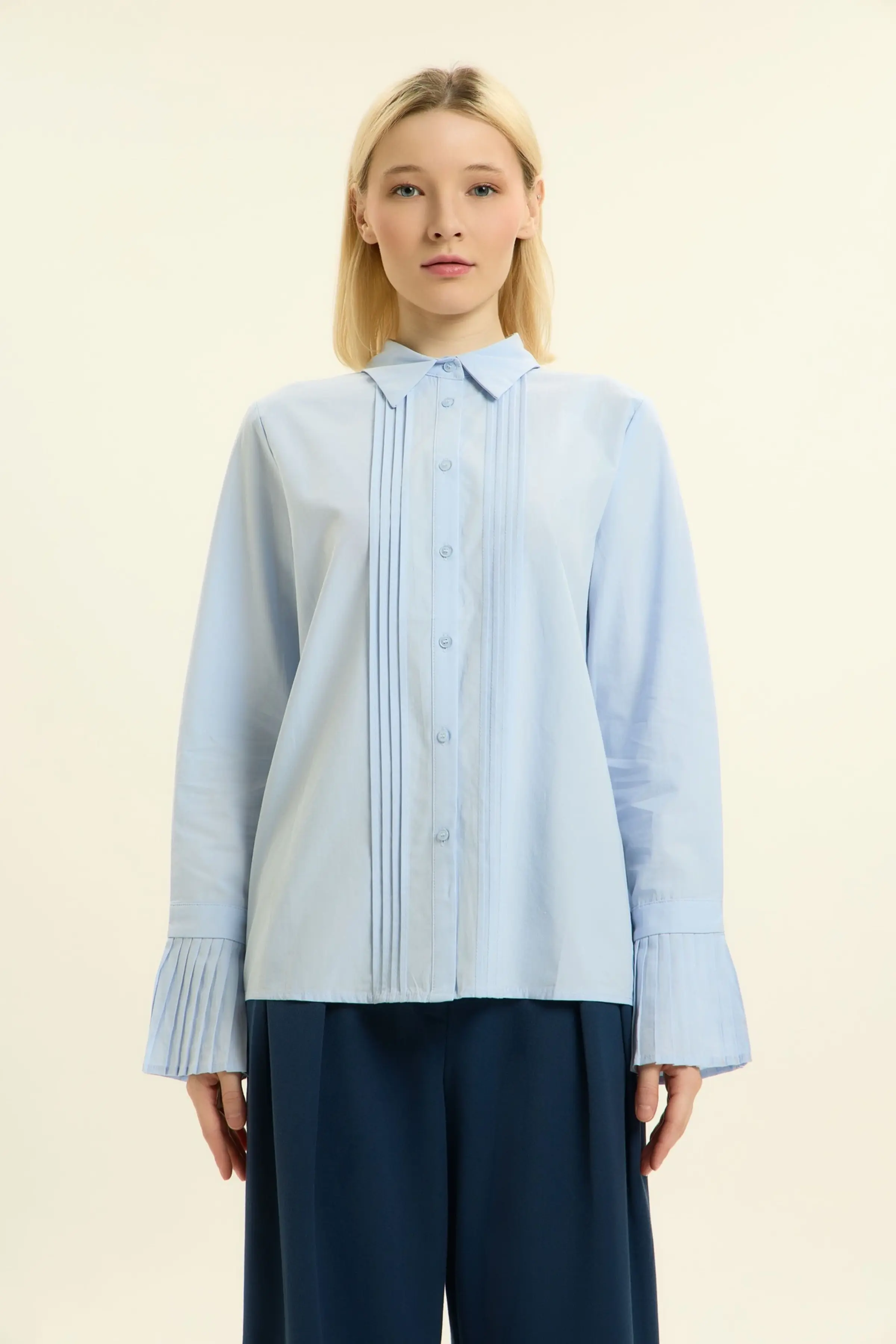 Рубашка голубой для женщин 46234-10 66