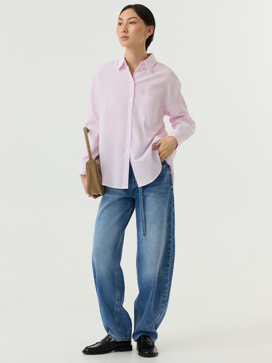 Рубашка розовый для женщин 48145-17 66