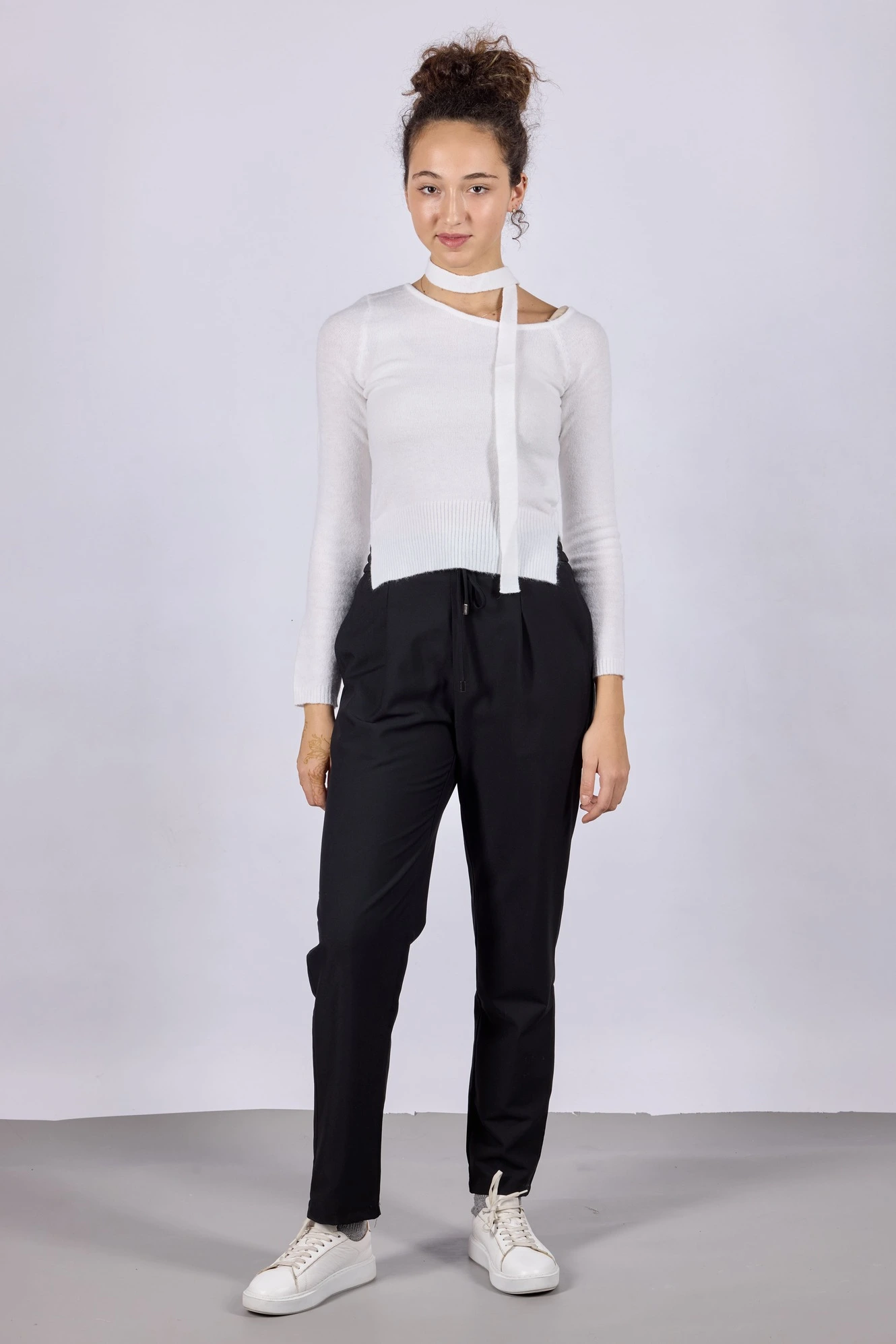 Джемпер белый для женщин 44148-4 60