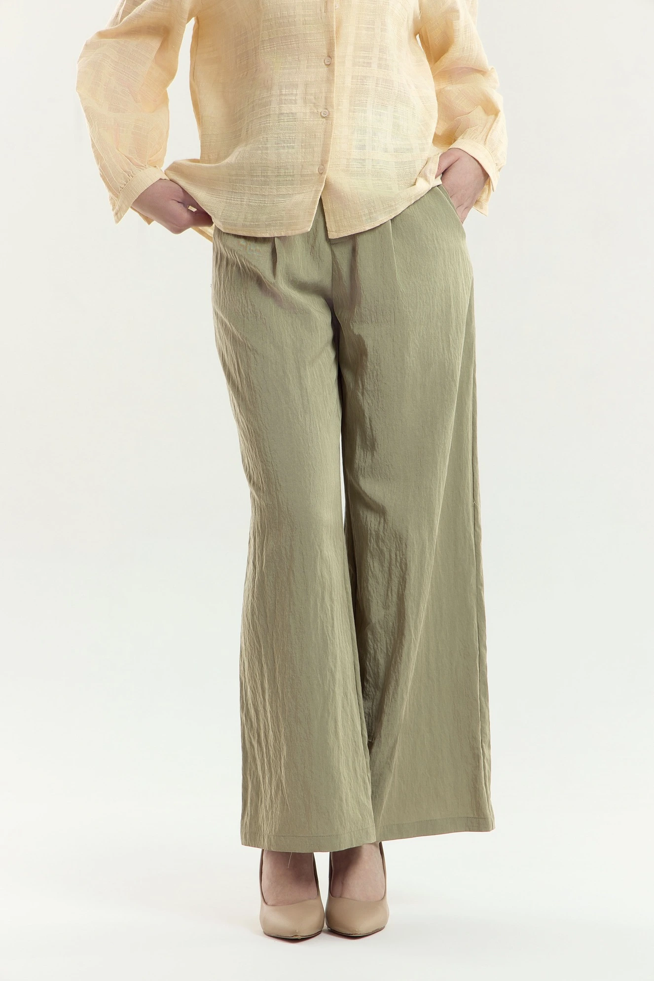 Брюки хаки для женщин 45136-14 71