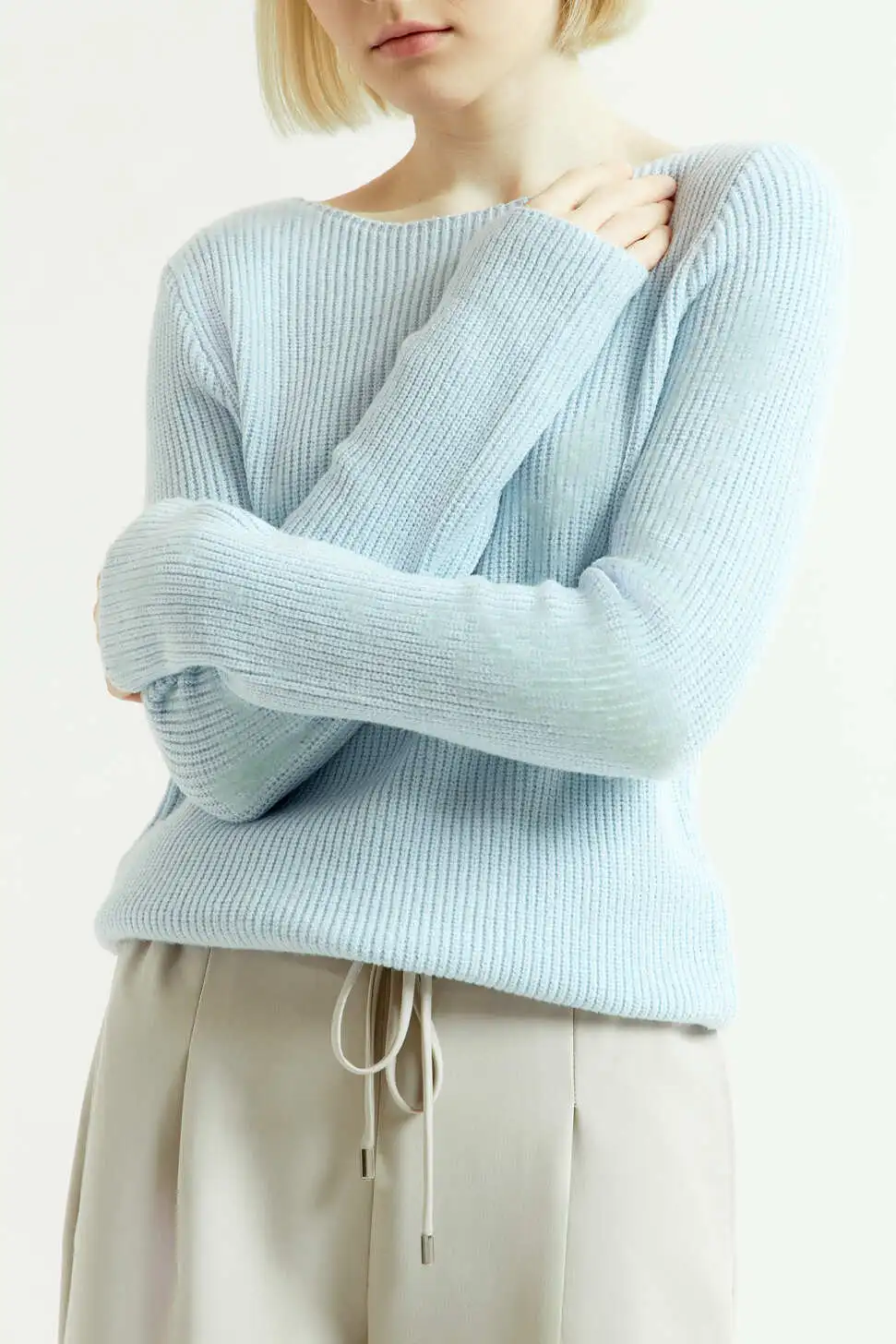 Джемпер голубой для женщин 43165-10 60