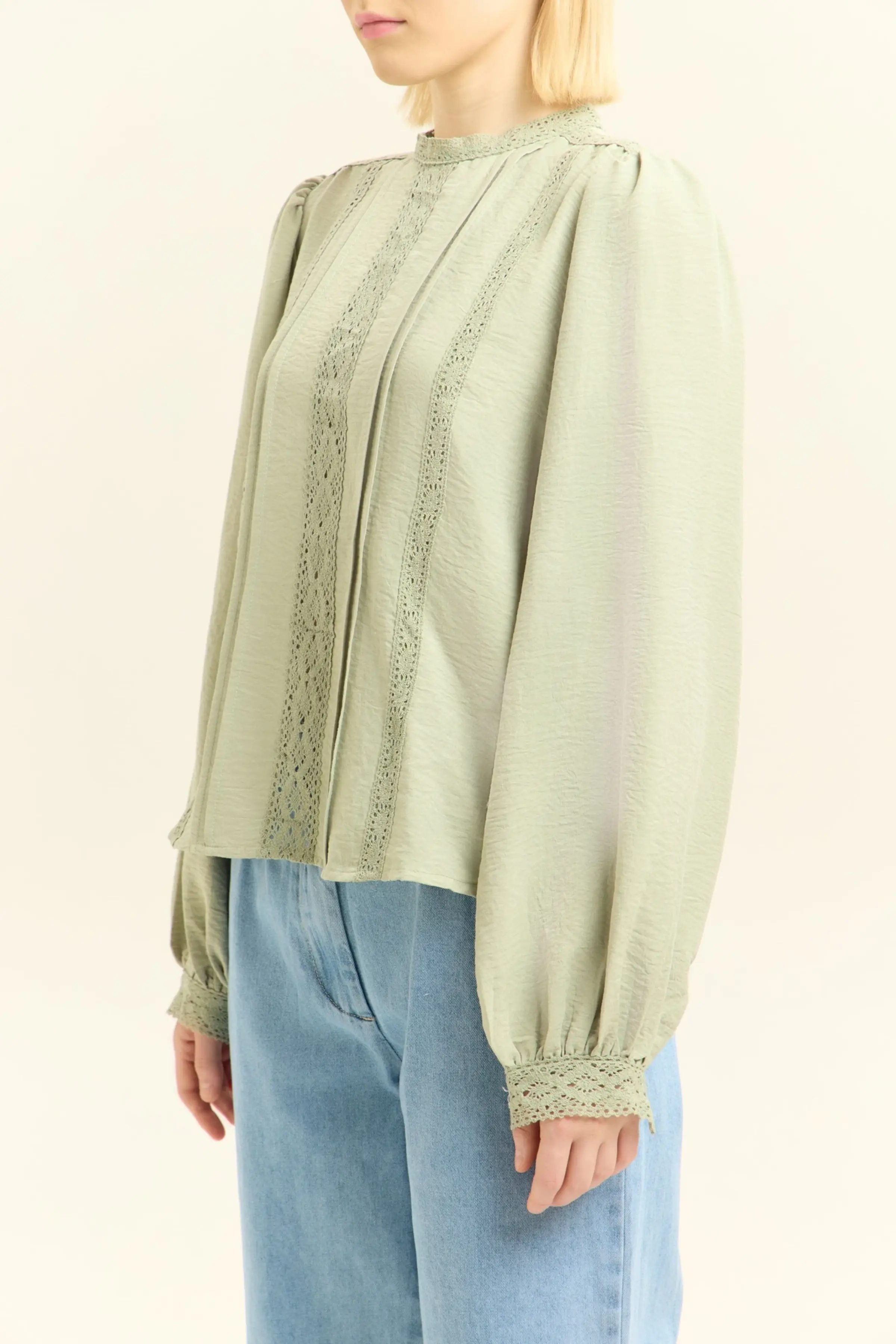 Блузка хаки для женщин 45251-14 28