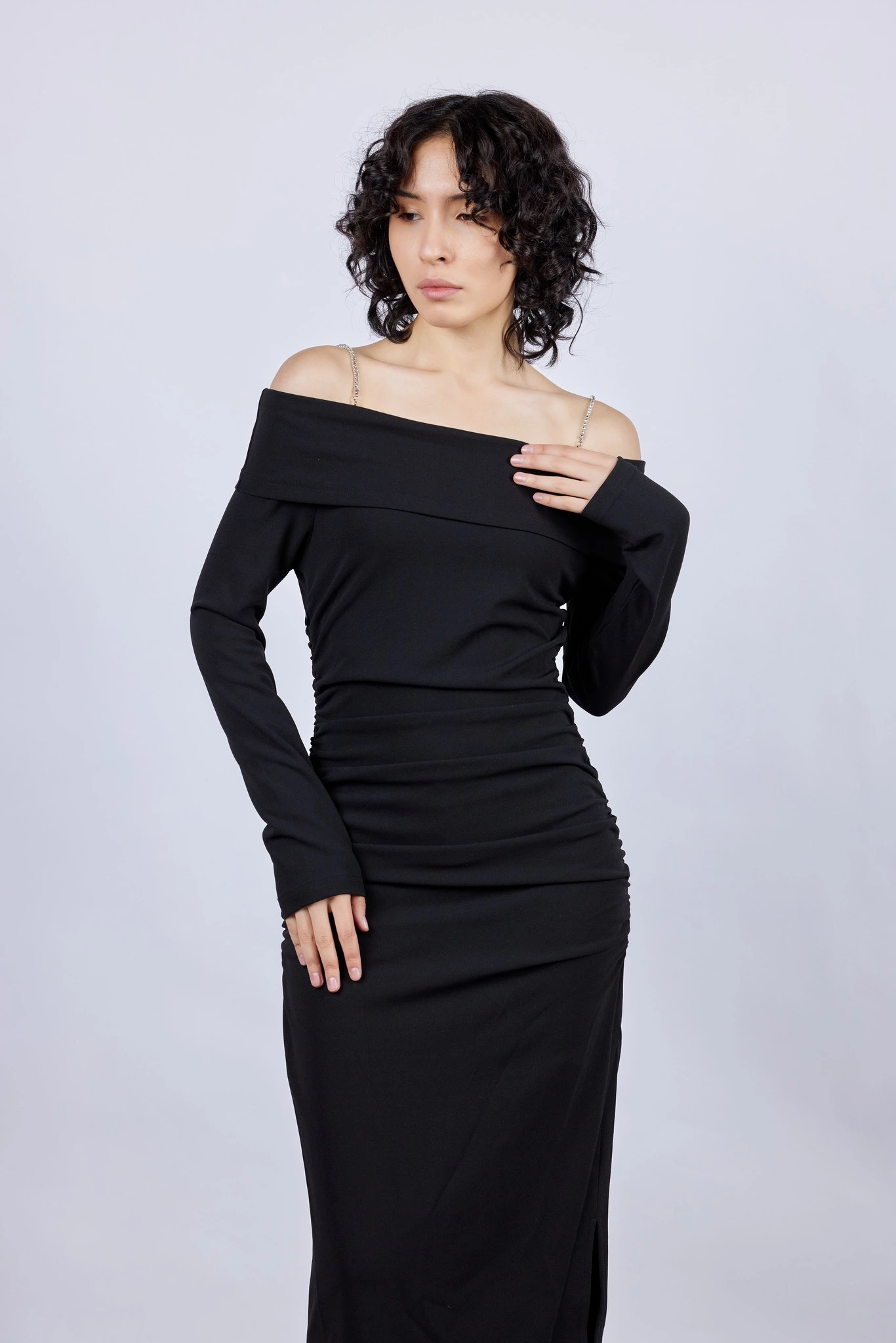 Платье черный для женщин 43197-1 54