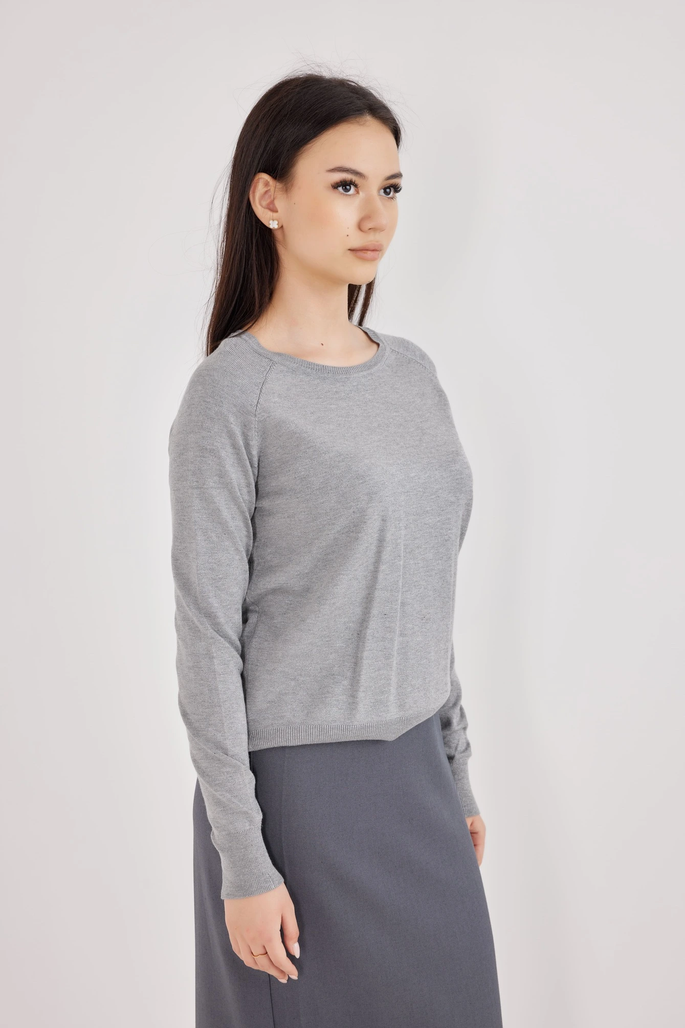 Джемпер серый для женщин 42149-61 60