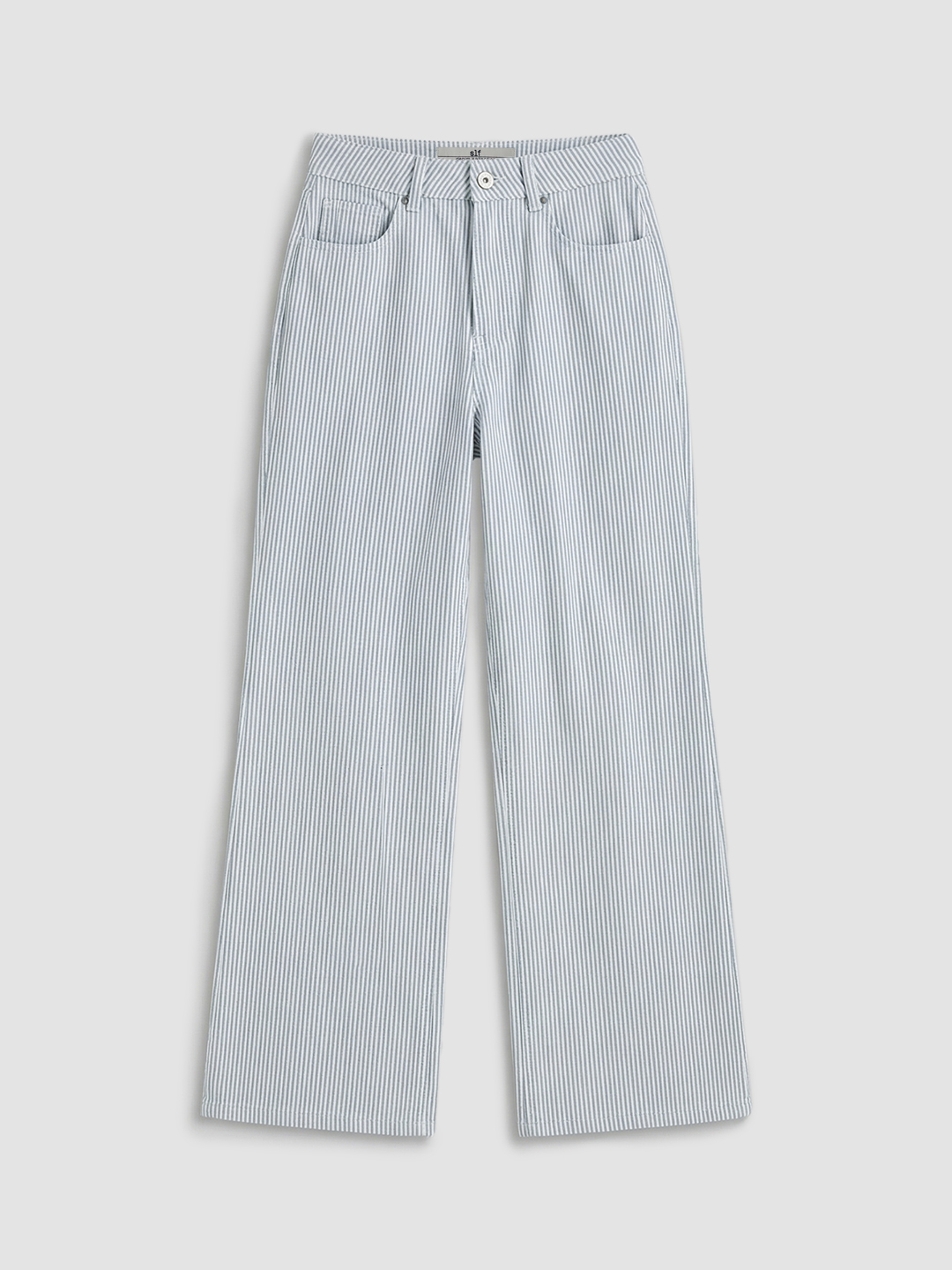 Джинсы бело-синяя полоска для женщин 48285-48 74