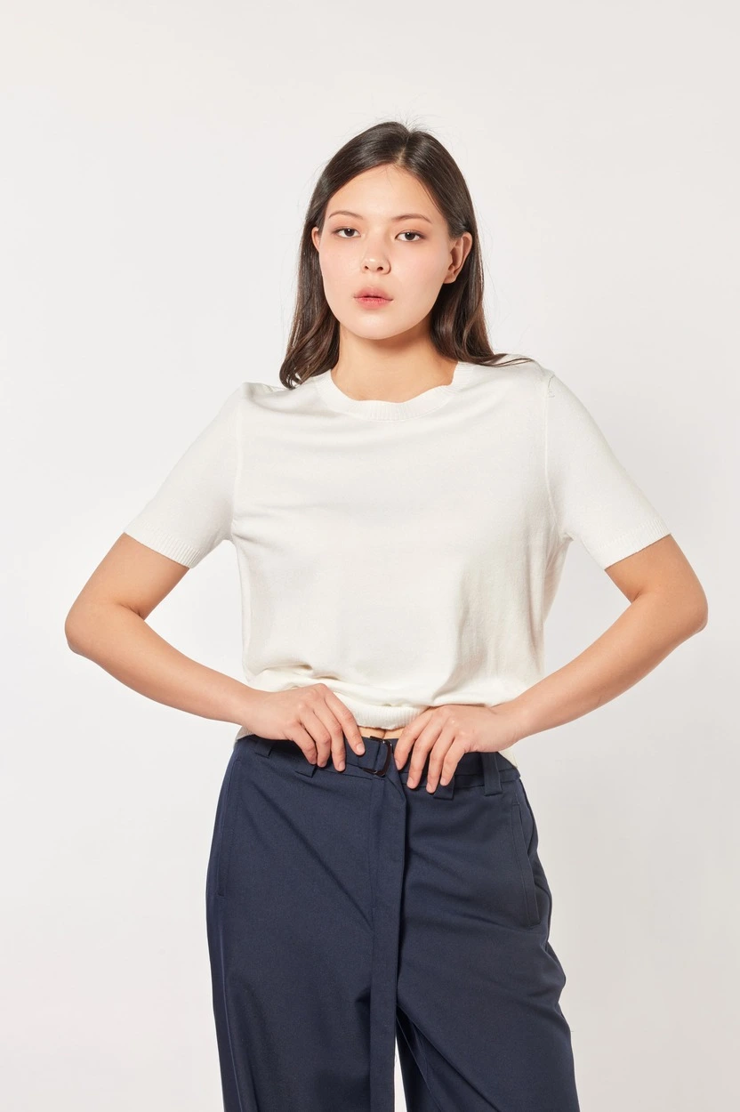 Джемпер белый для женщин 44194-4 60