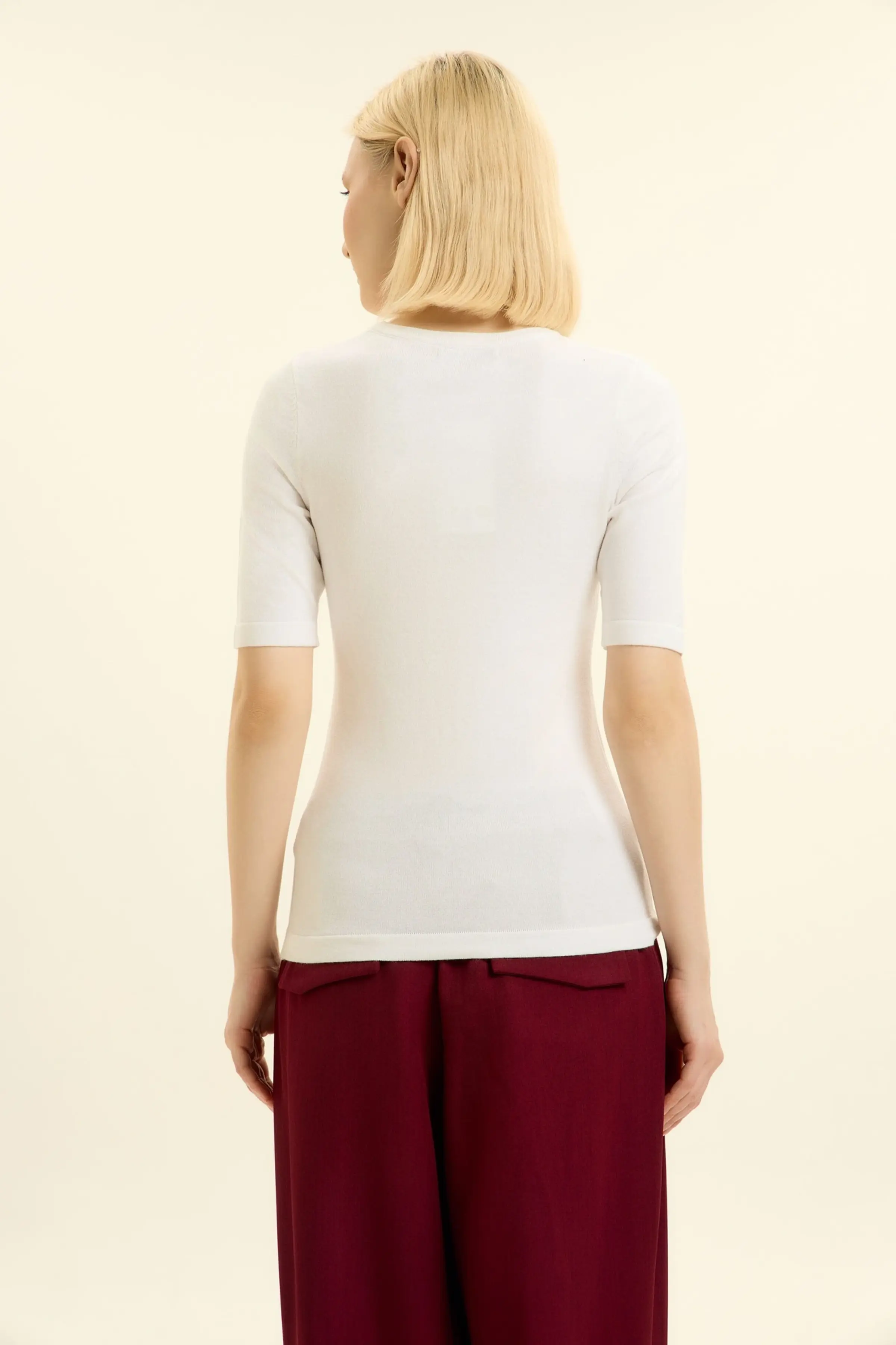 Джемпер белый для женщин 46109-4 60