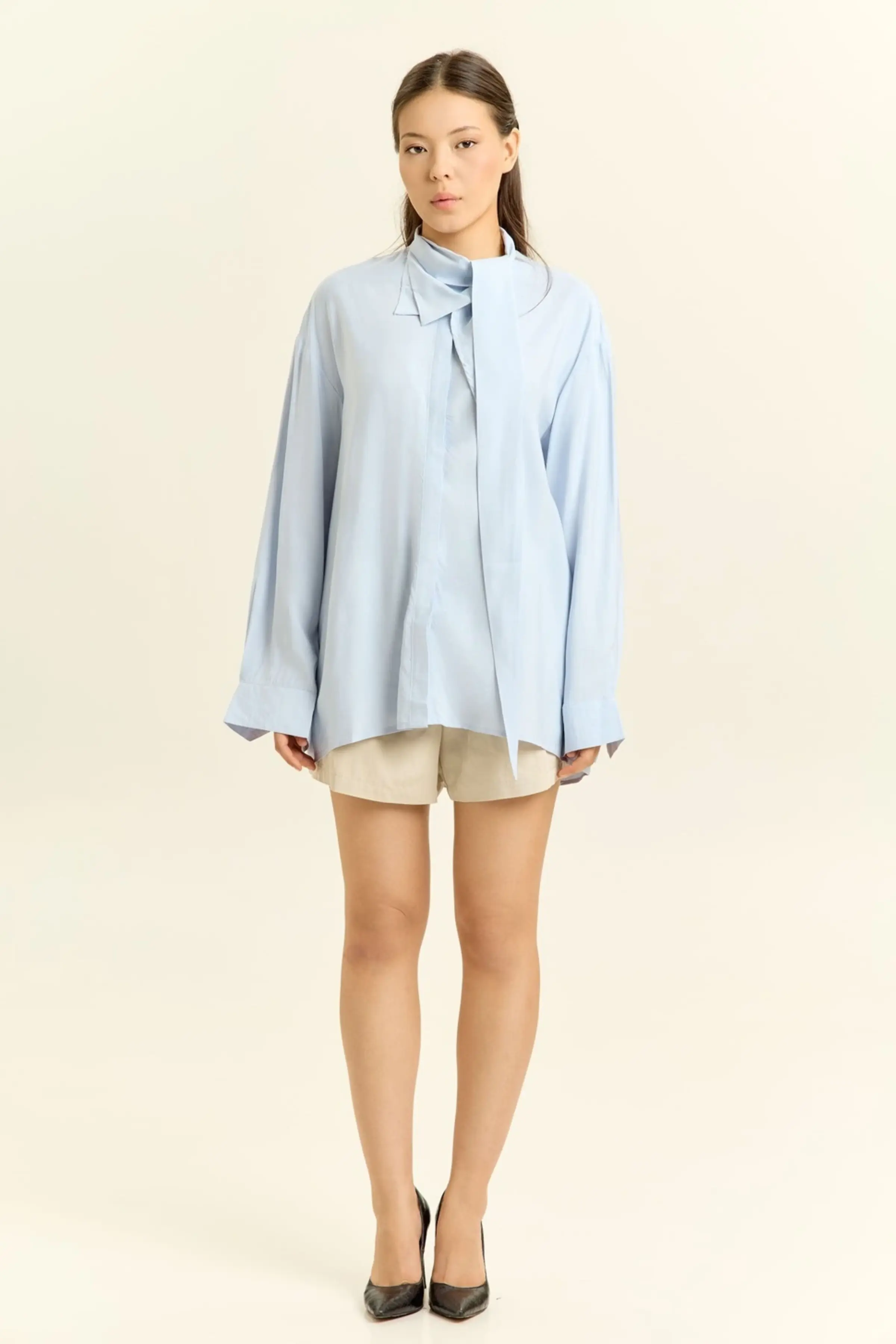 Рубашка голубой для женщин 45315-10 66