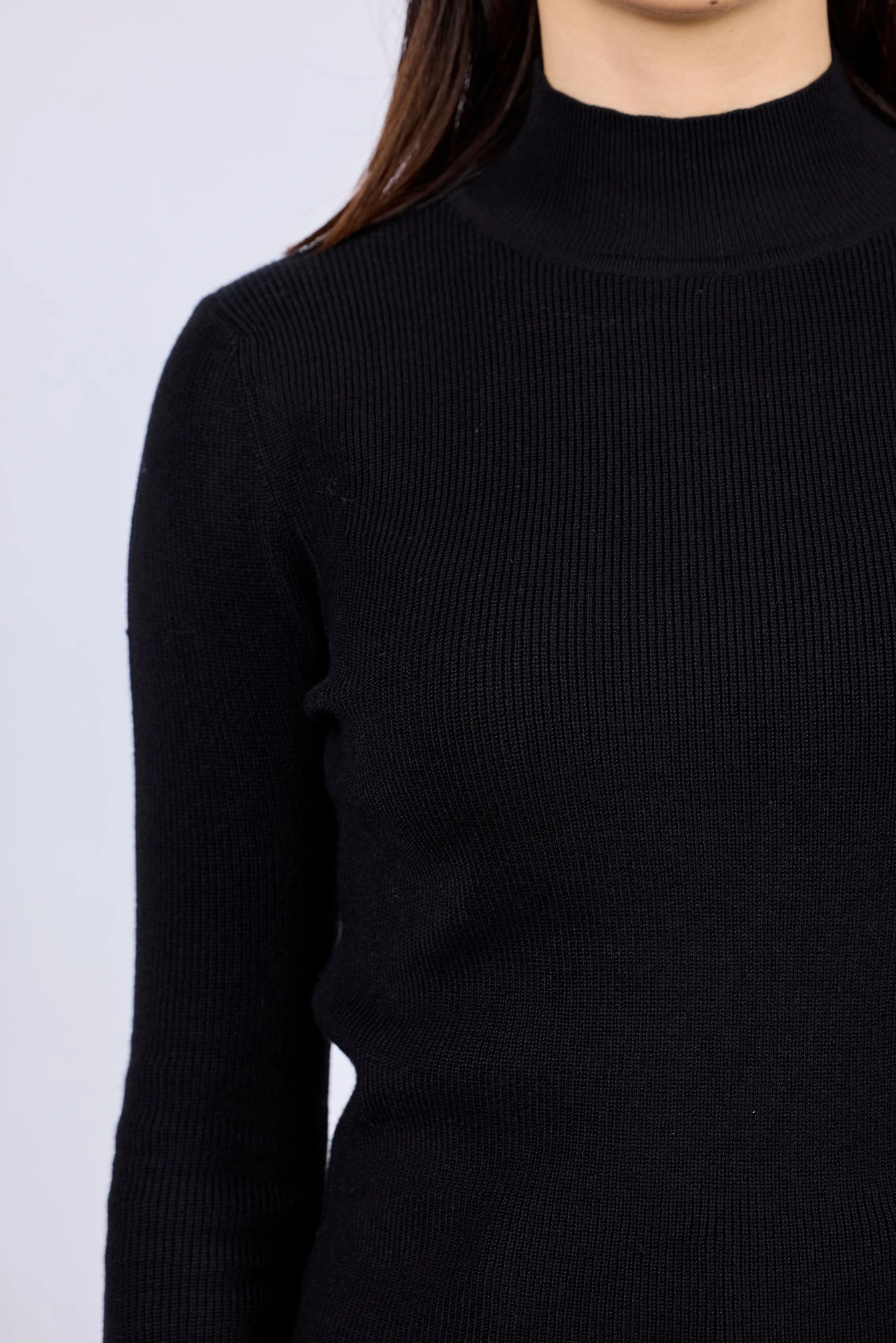 Джемпер черный для женщин 43167-1 60