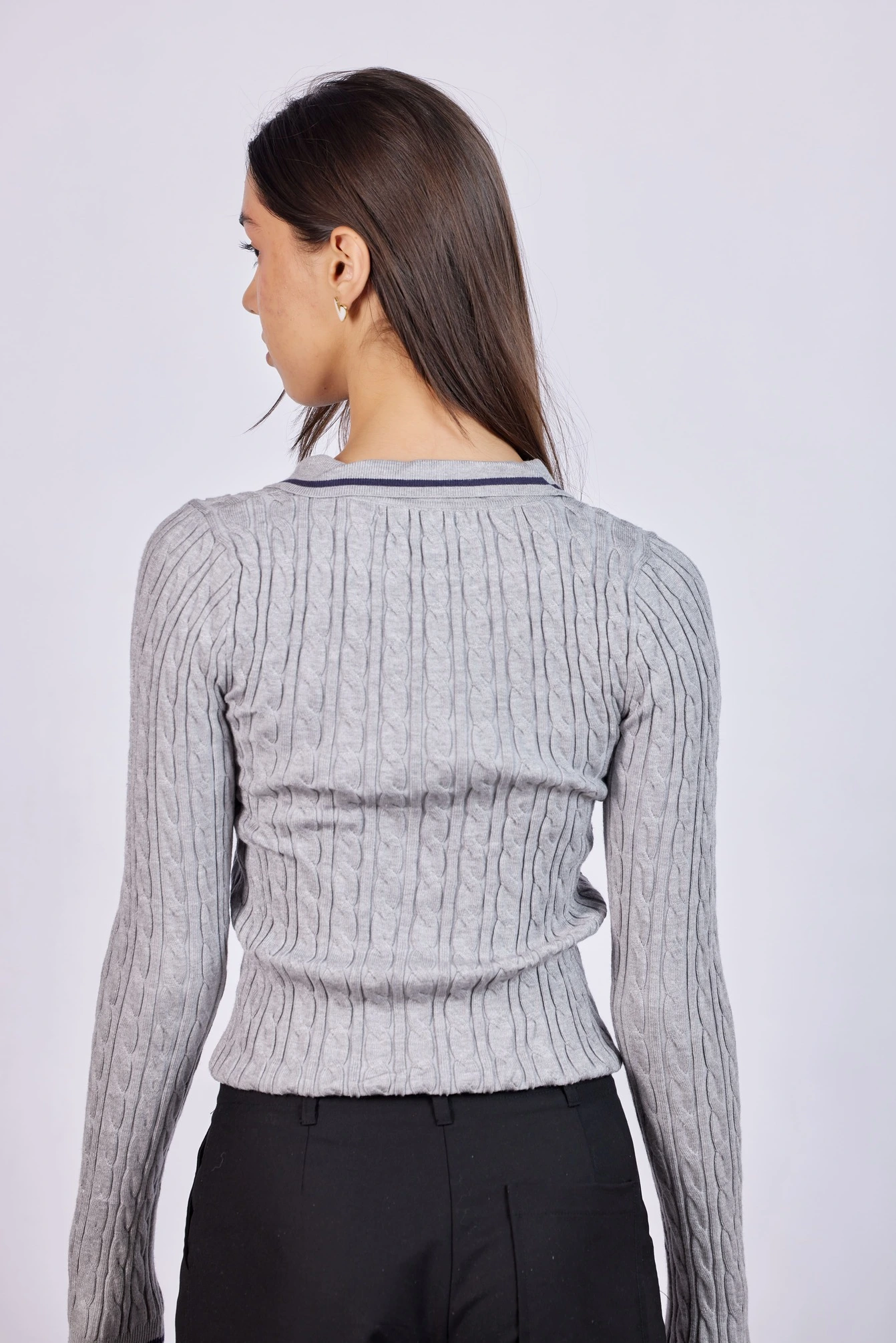 Джемпер светло-серый для женщин 43177-9 60