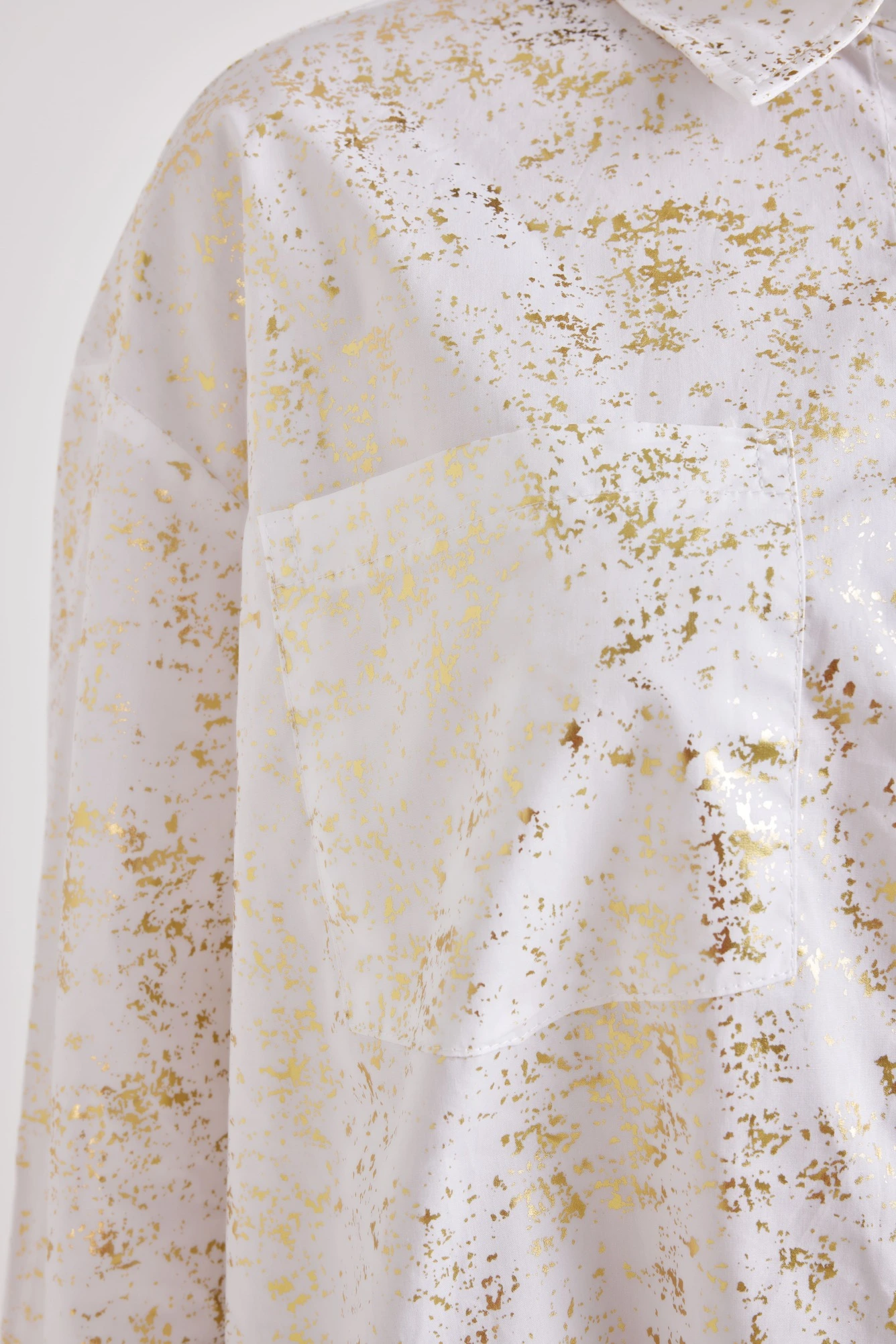 Рубашка белый с золотом для женщин 42123-273 66