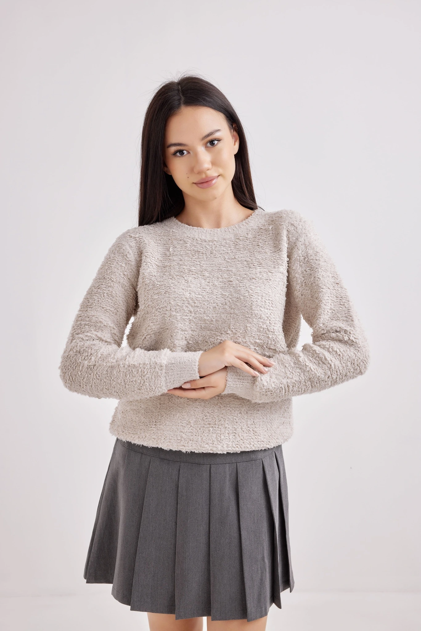 Джемпер бежевый для женщин 42173-15 60