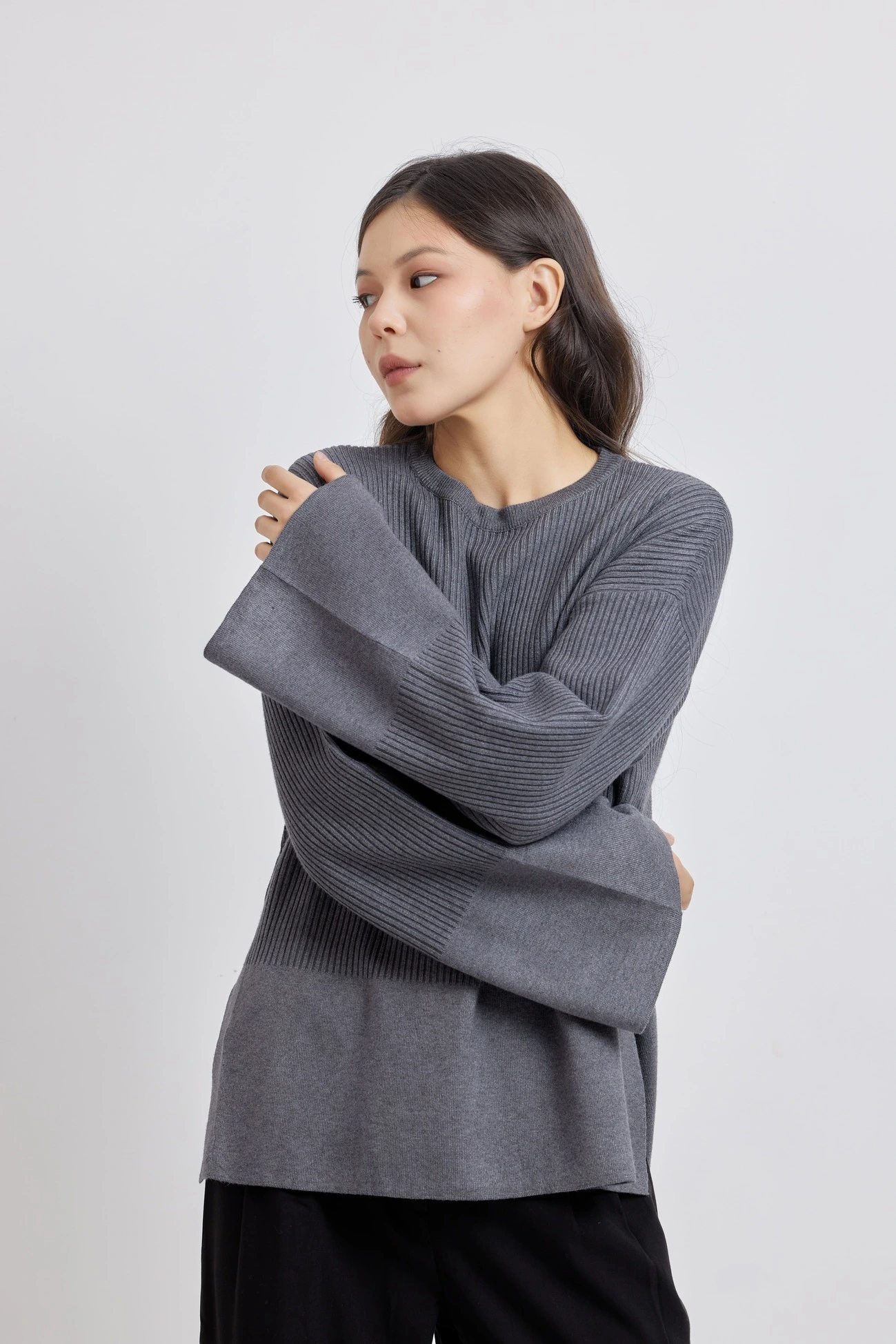 Джемпер серый для женщин 42406U-61 60