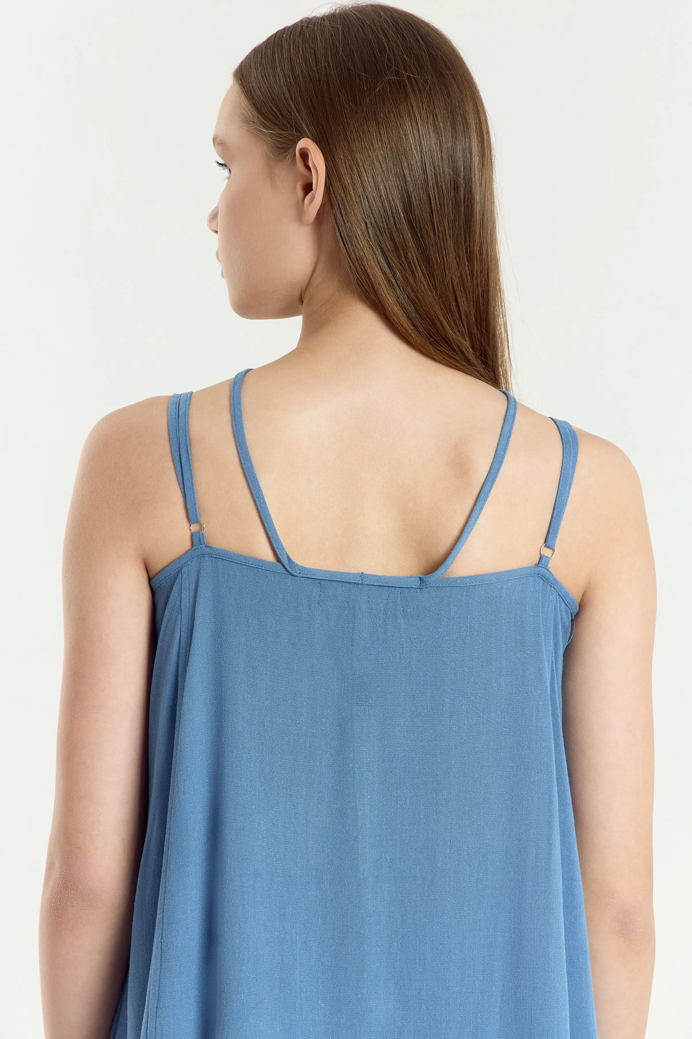 Сарафан темно-синий для женщин 45286-18 48