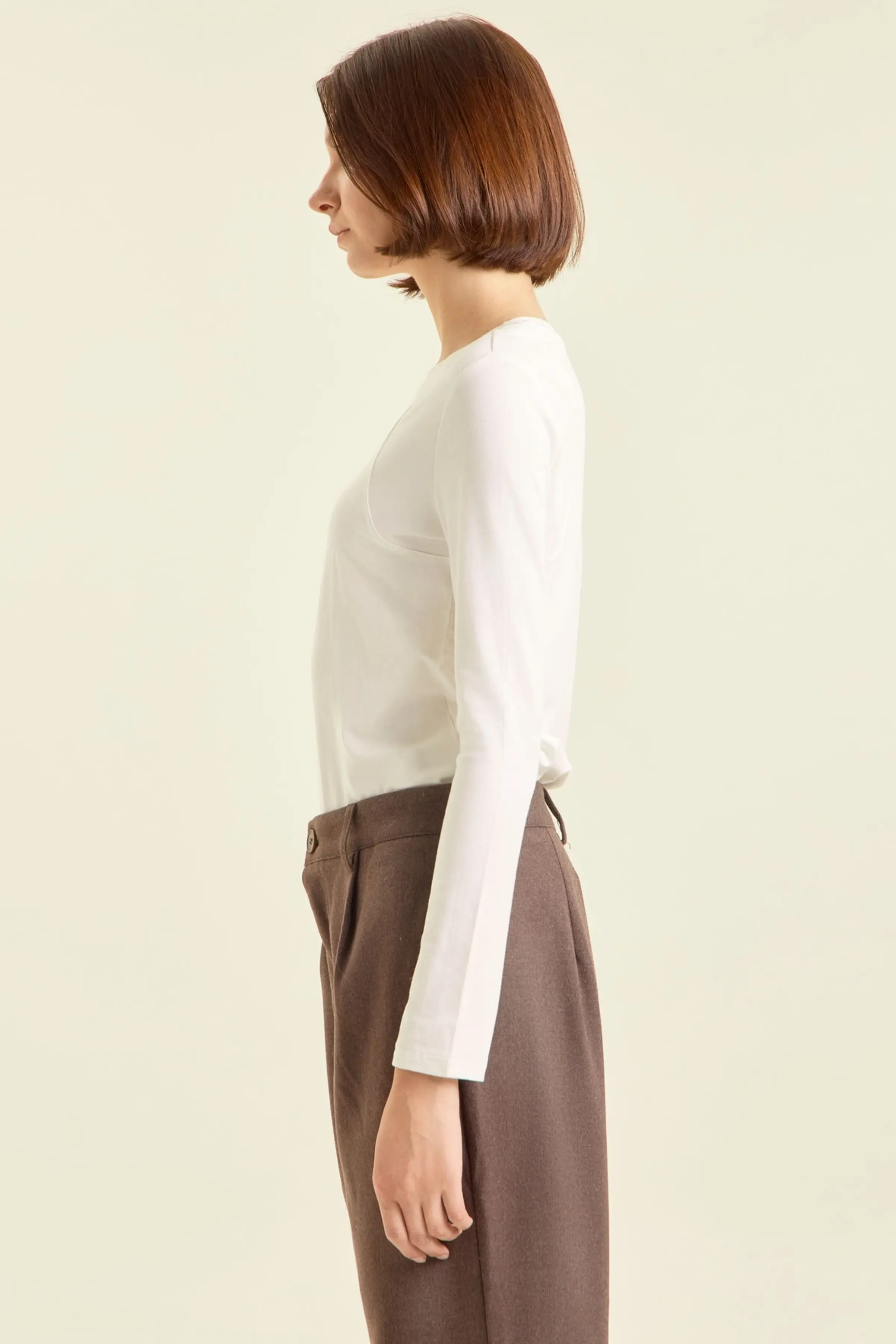 Лонгслив белый для женщин 47241-4 59