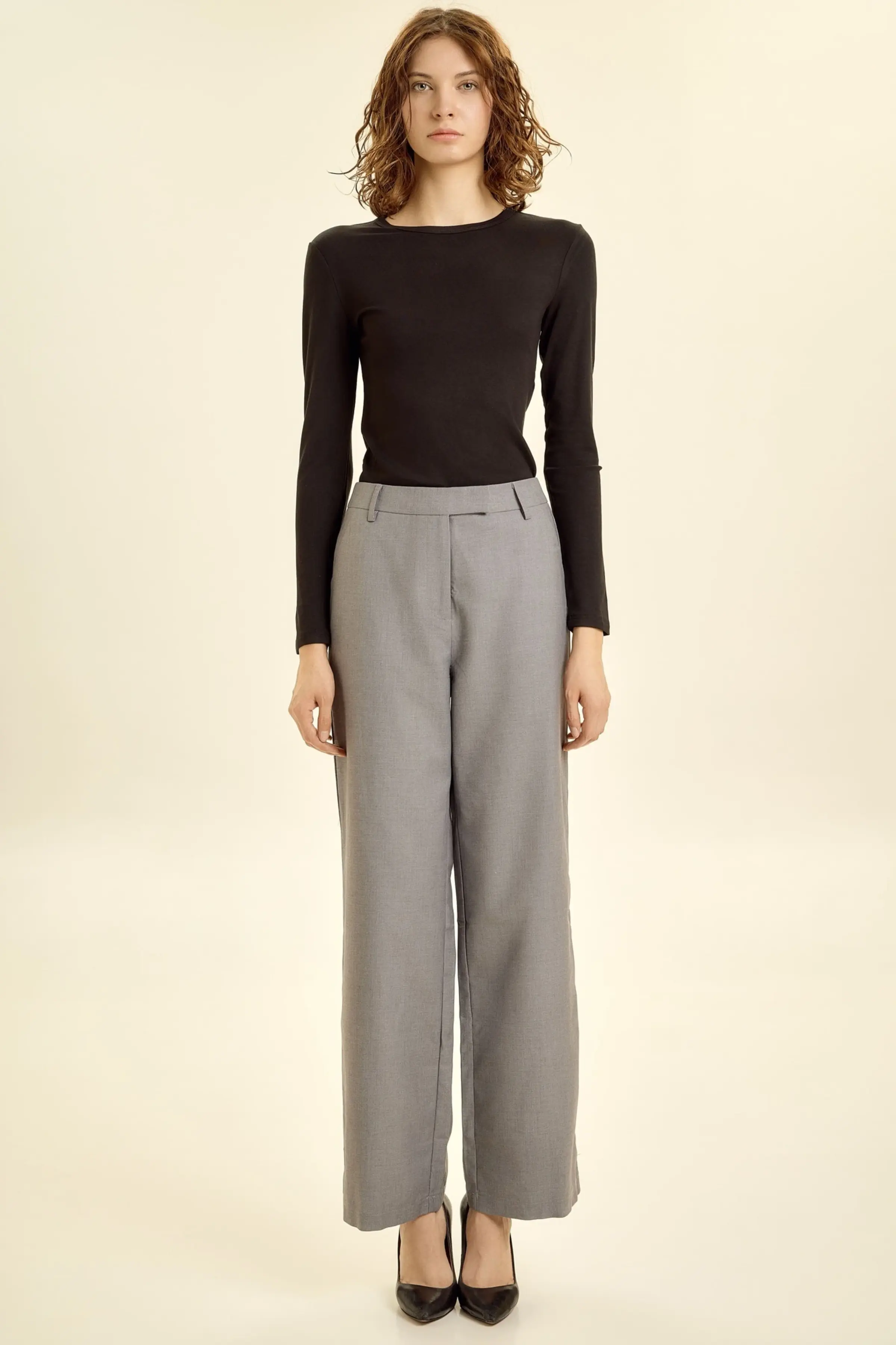 Брюки светло-серый для женщин 46186-9 71