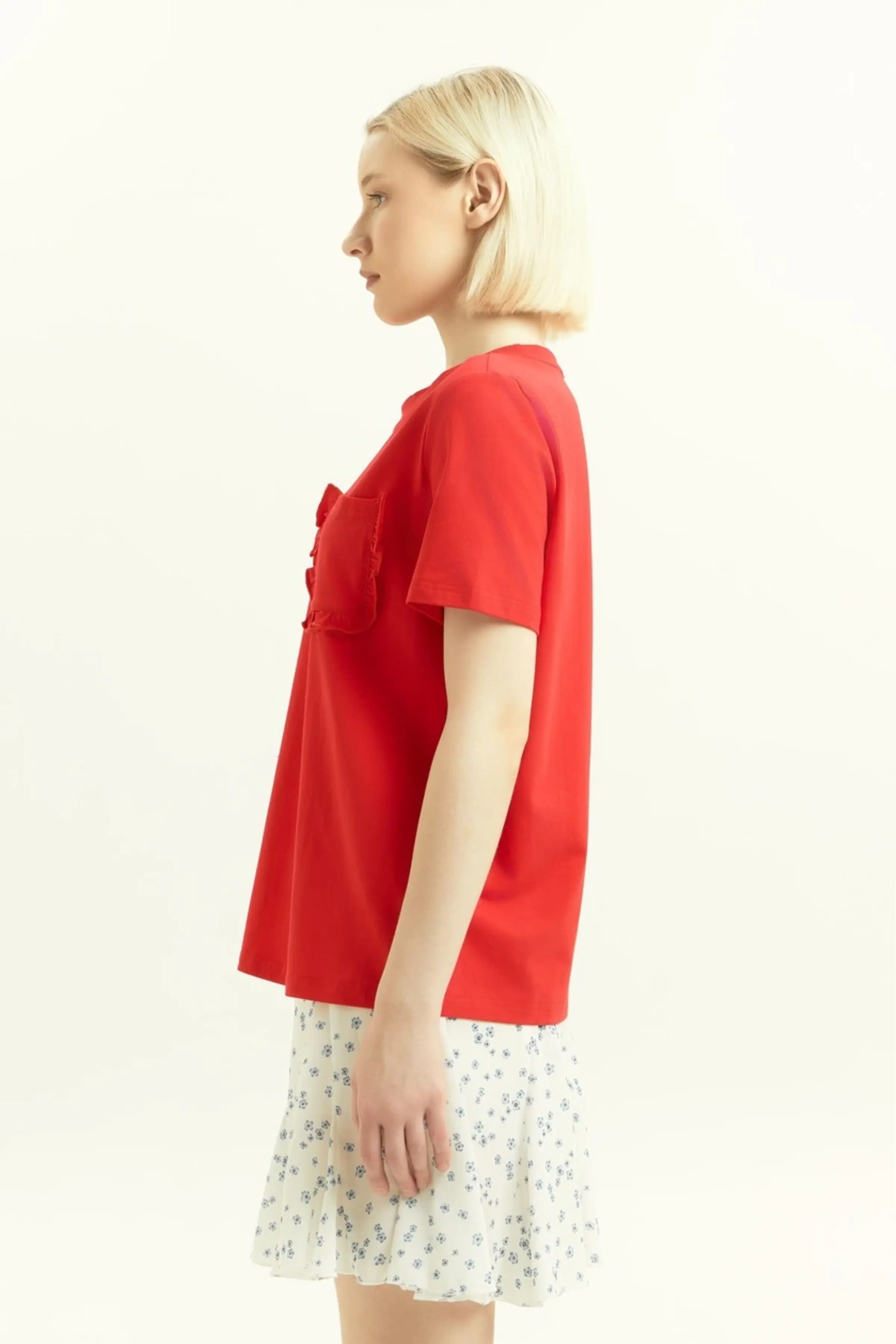 Футболка красный для женщин 45188-7 67