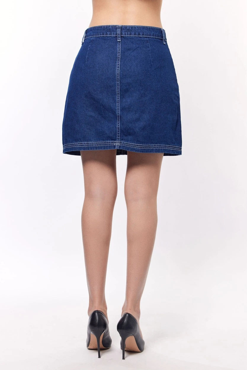 Юбка синий для женщин 44225-65 52