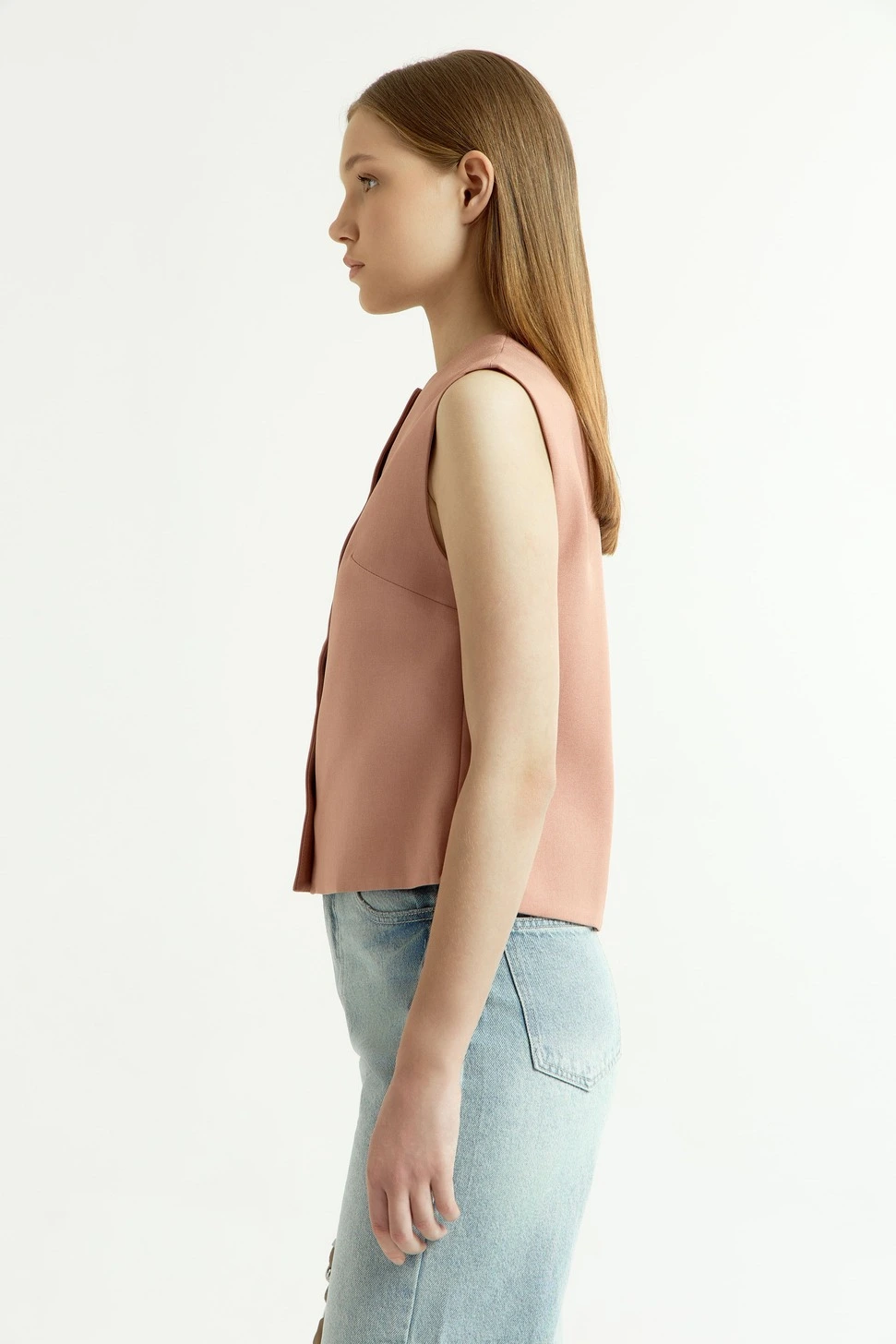 Жилетка розовый для женщин 44305-17 68