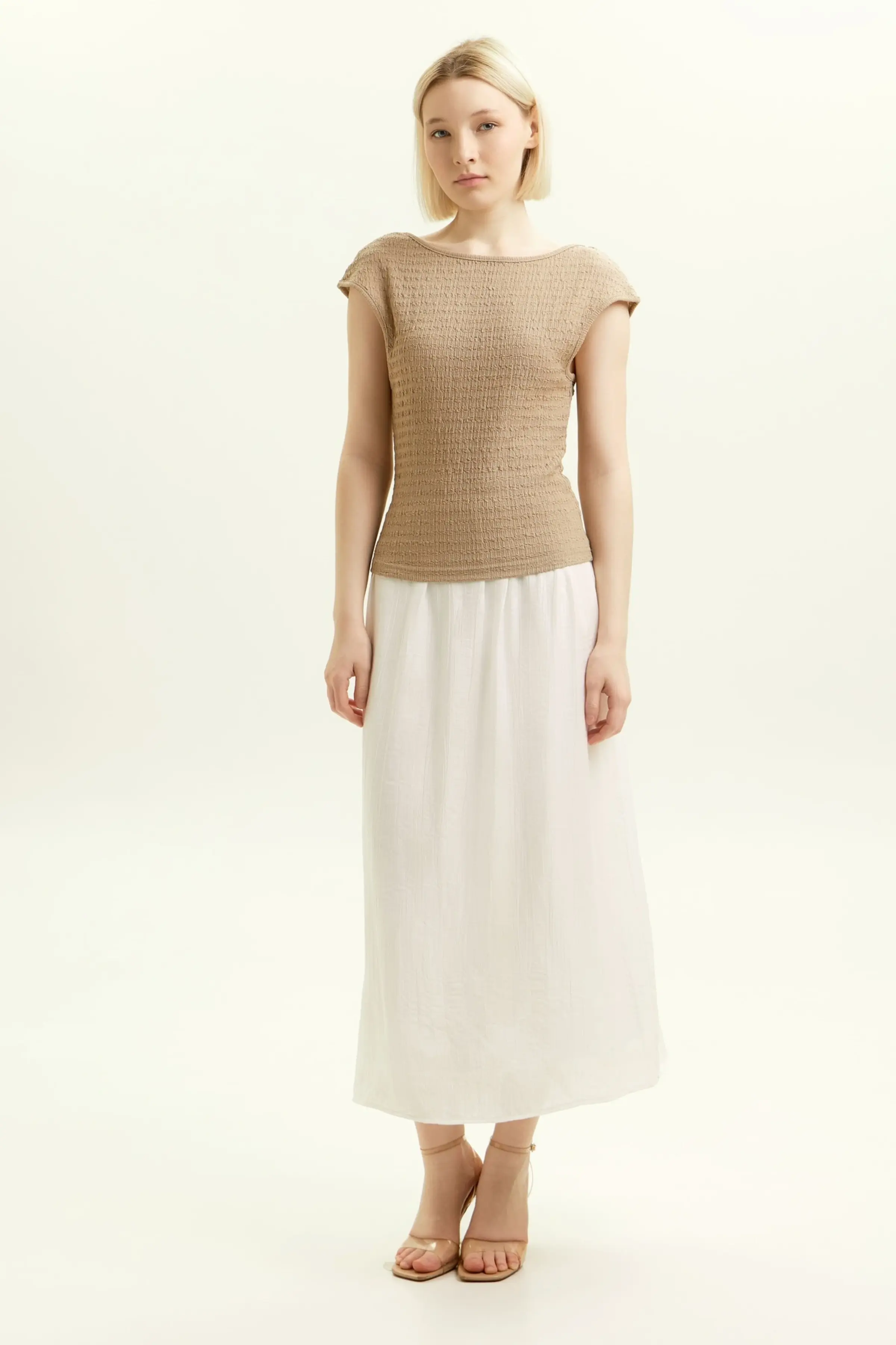 Топ бежевый для женщин 45168-15 46