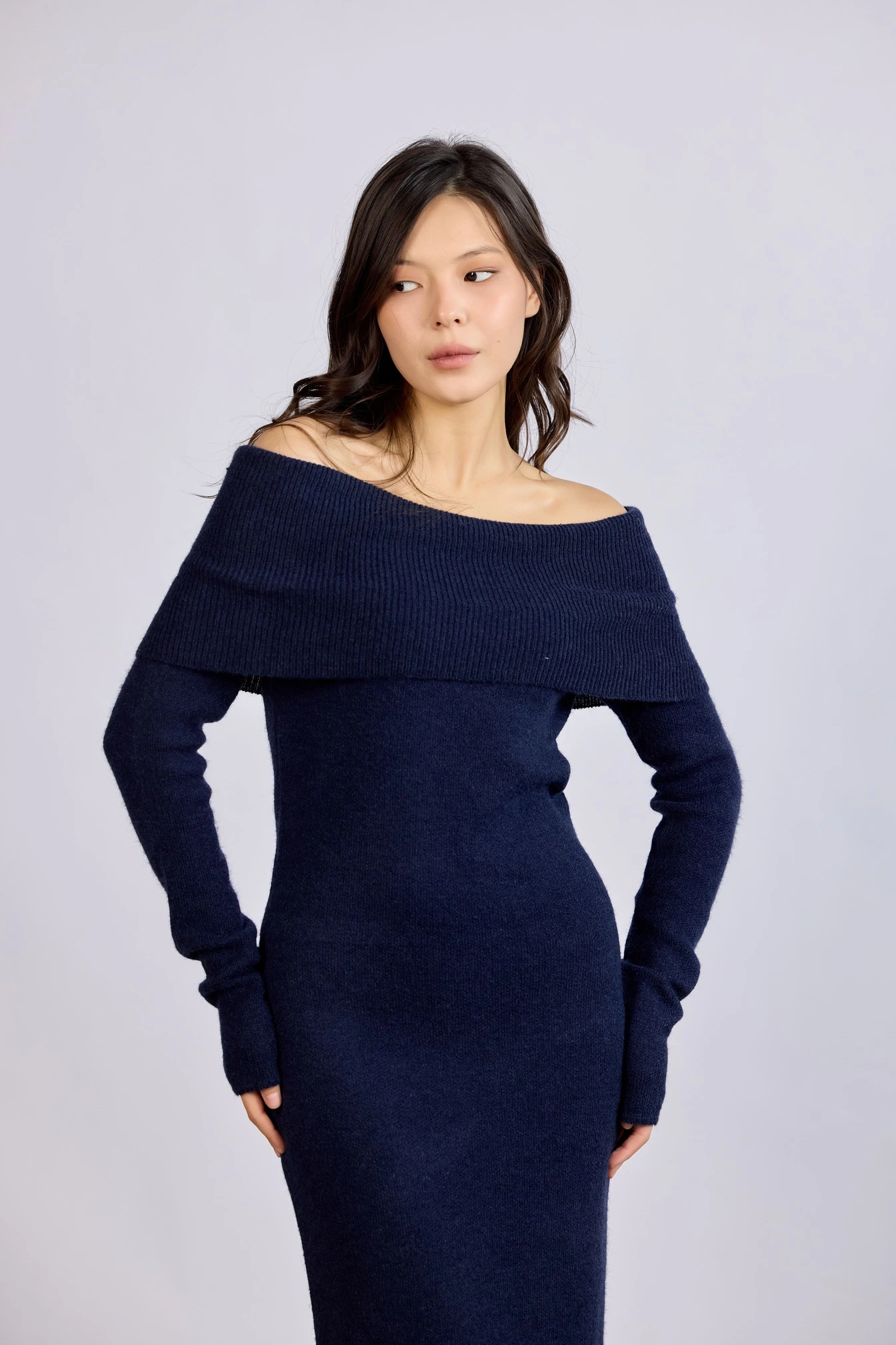 Платье темно-синий для женщин 43111-18 54