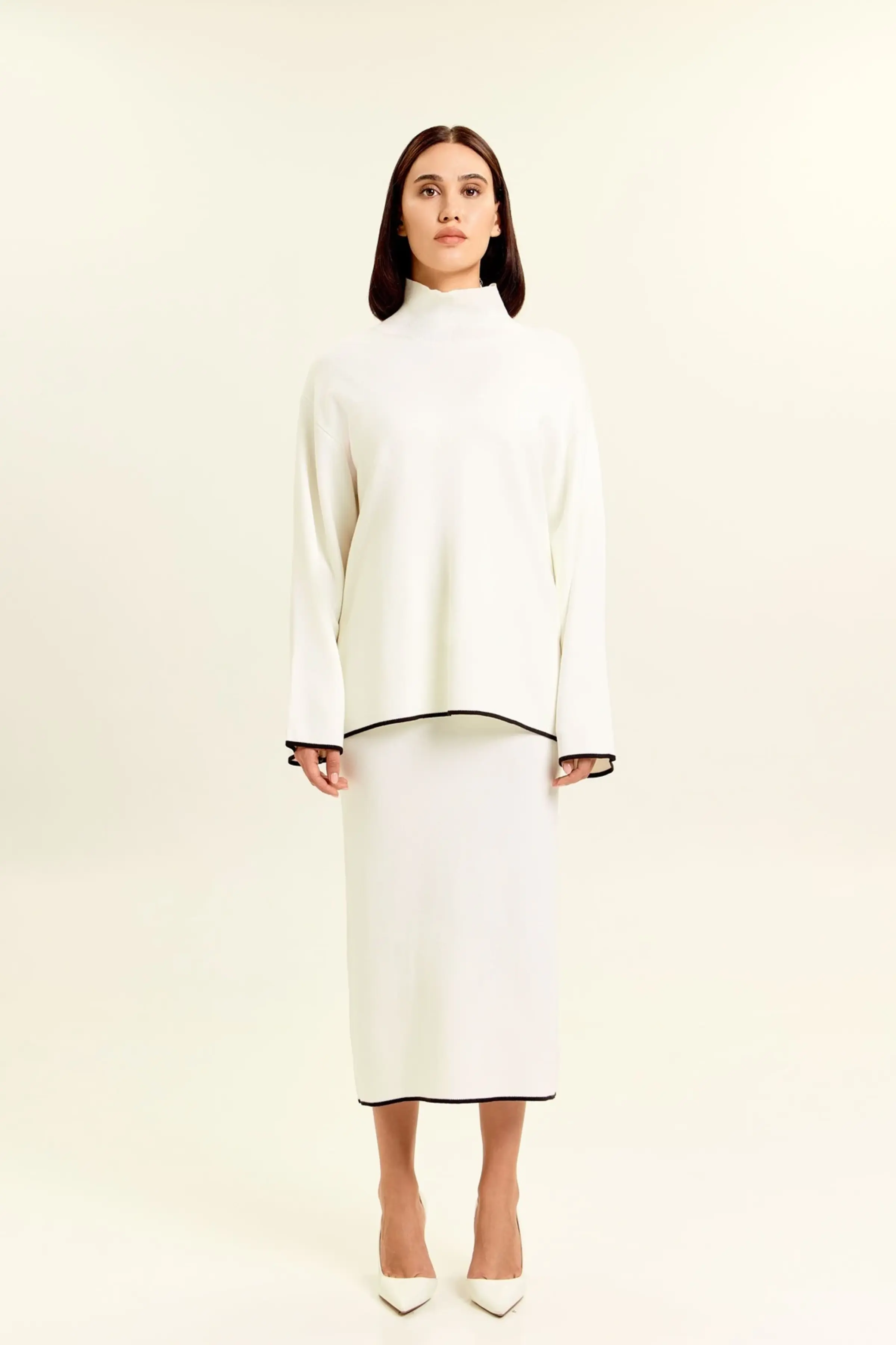 Свитер белый для женщин 47146-4 65