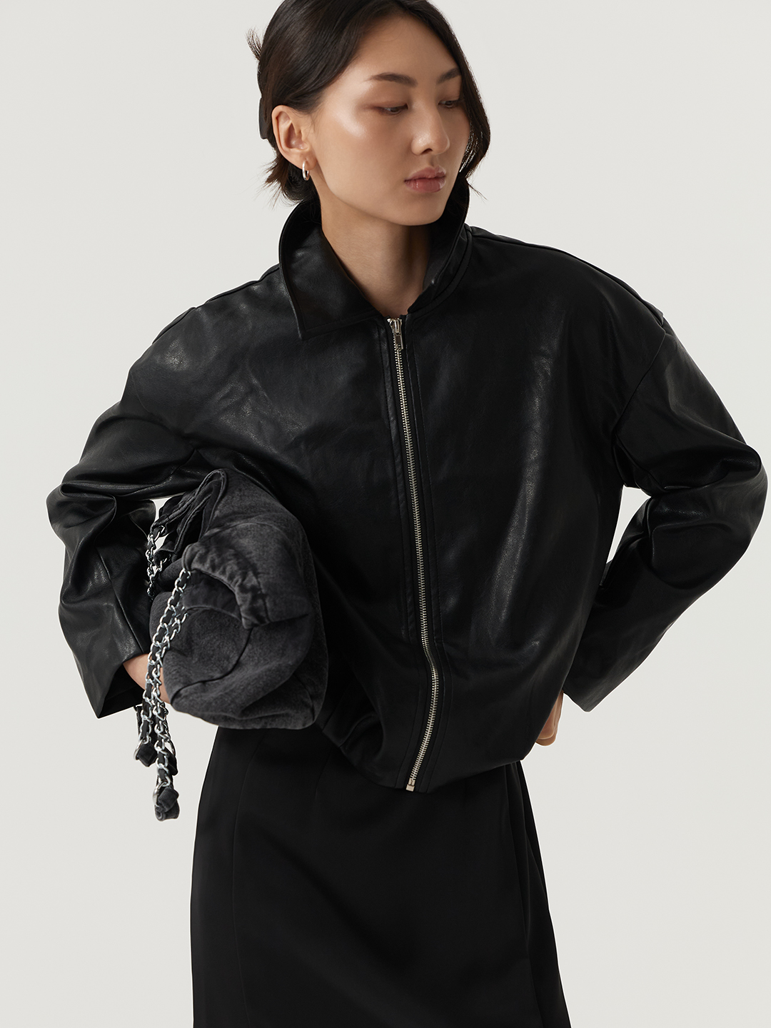 Куртка черный для женщин 48297-1 47