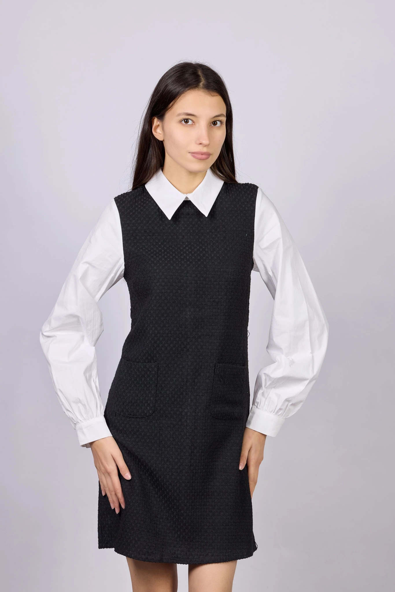 Платье черный для женщин 42103-1 54