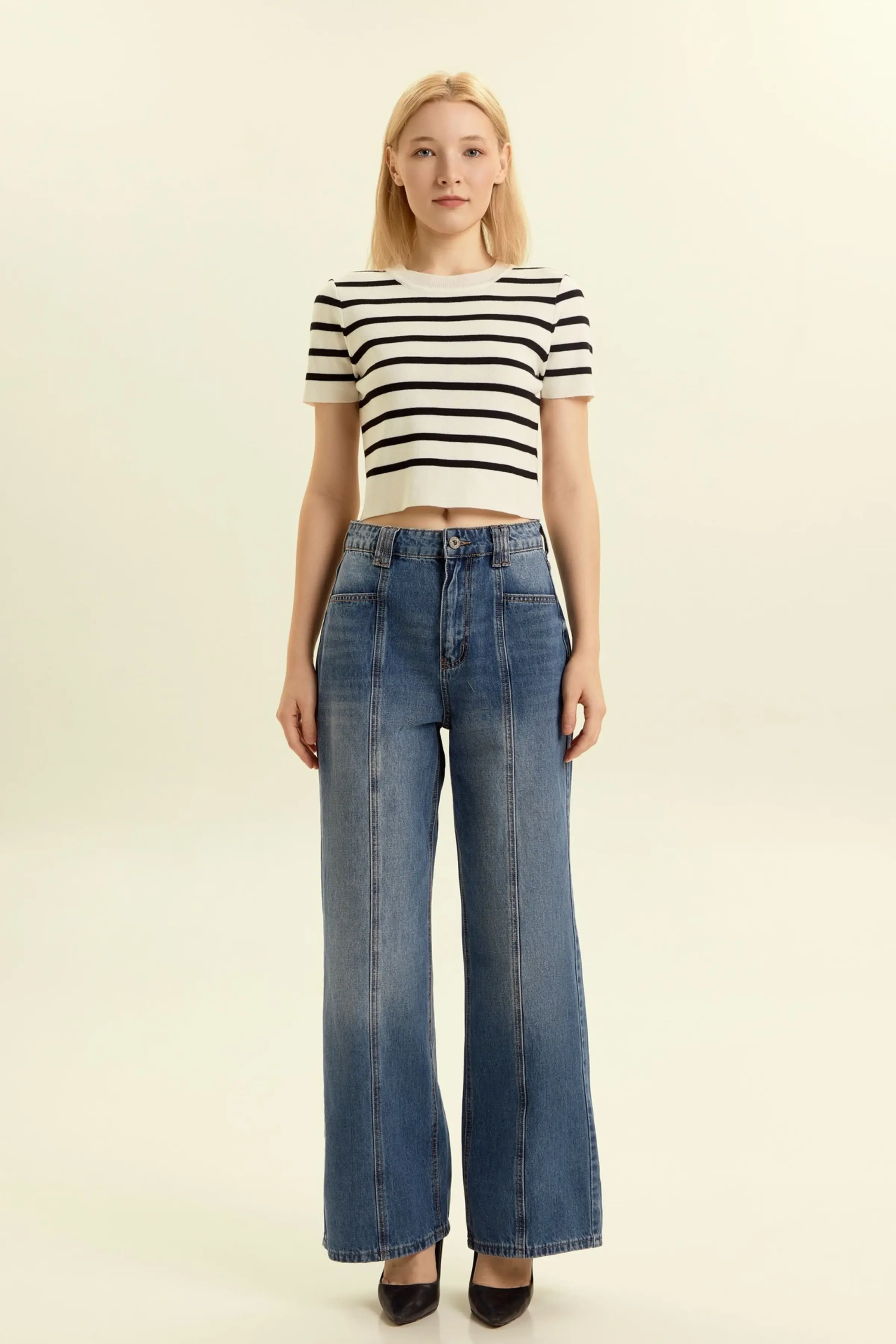 Джинсы голубой для женщин 46271-10 74