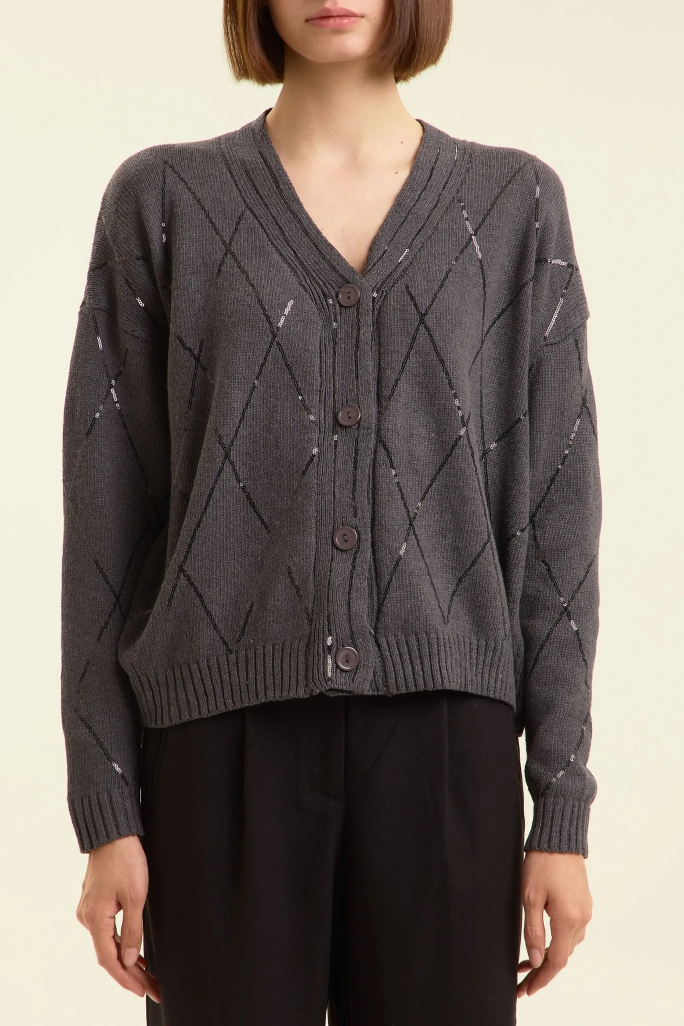 Кардиган серый для женщин 47150-61 50