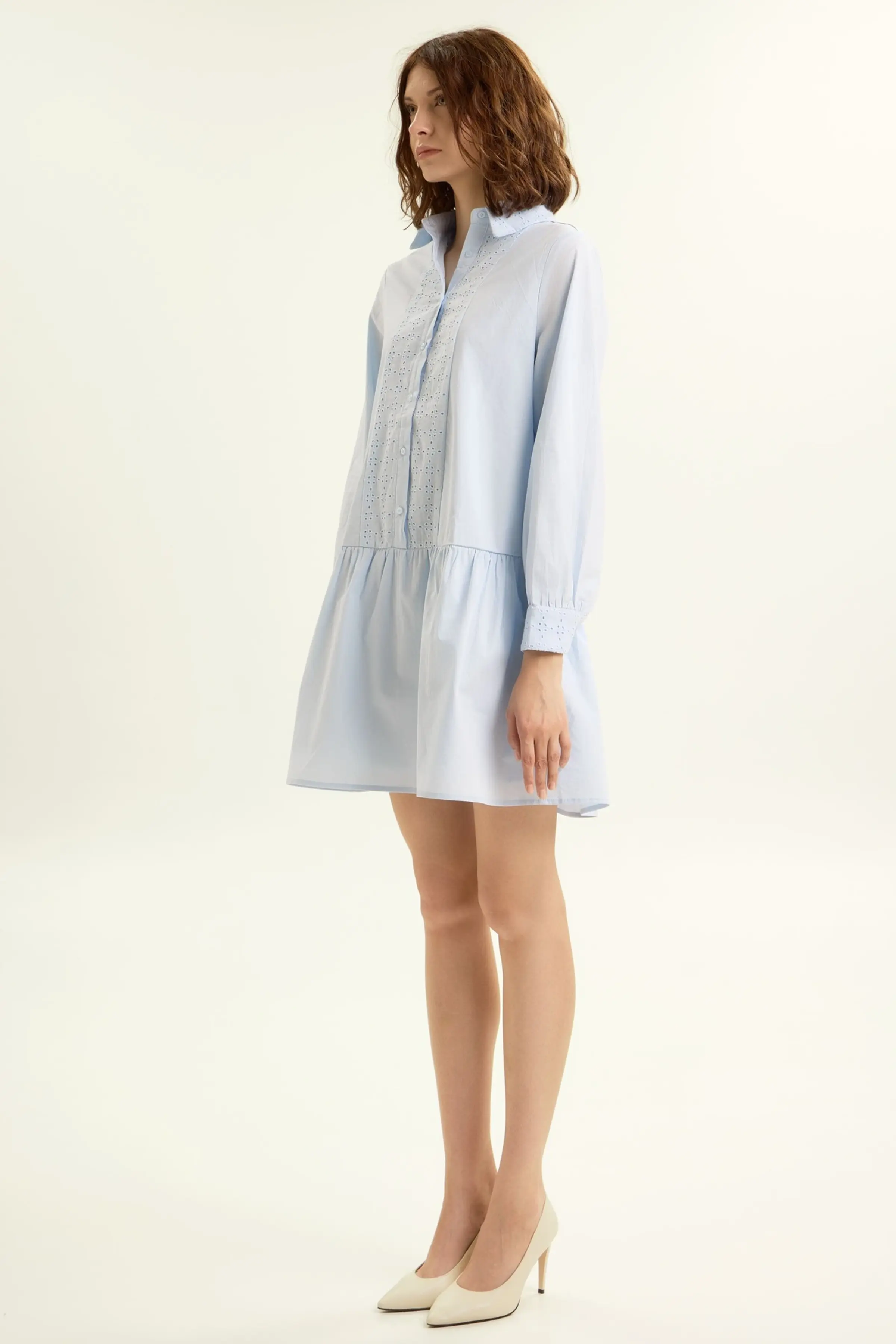 Платье голубой для женщин 44107-10 54