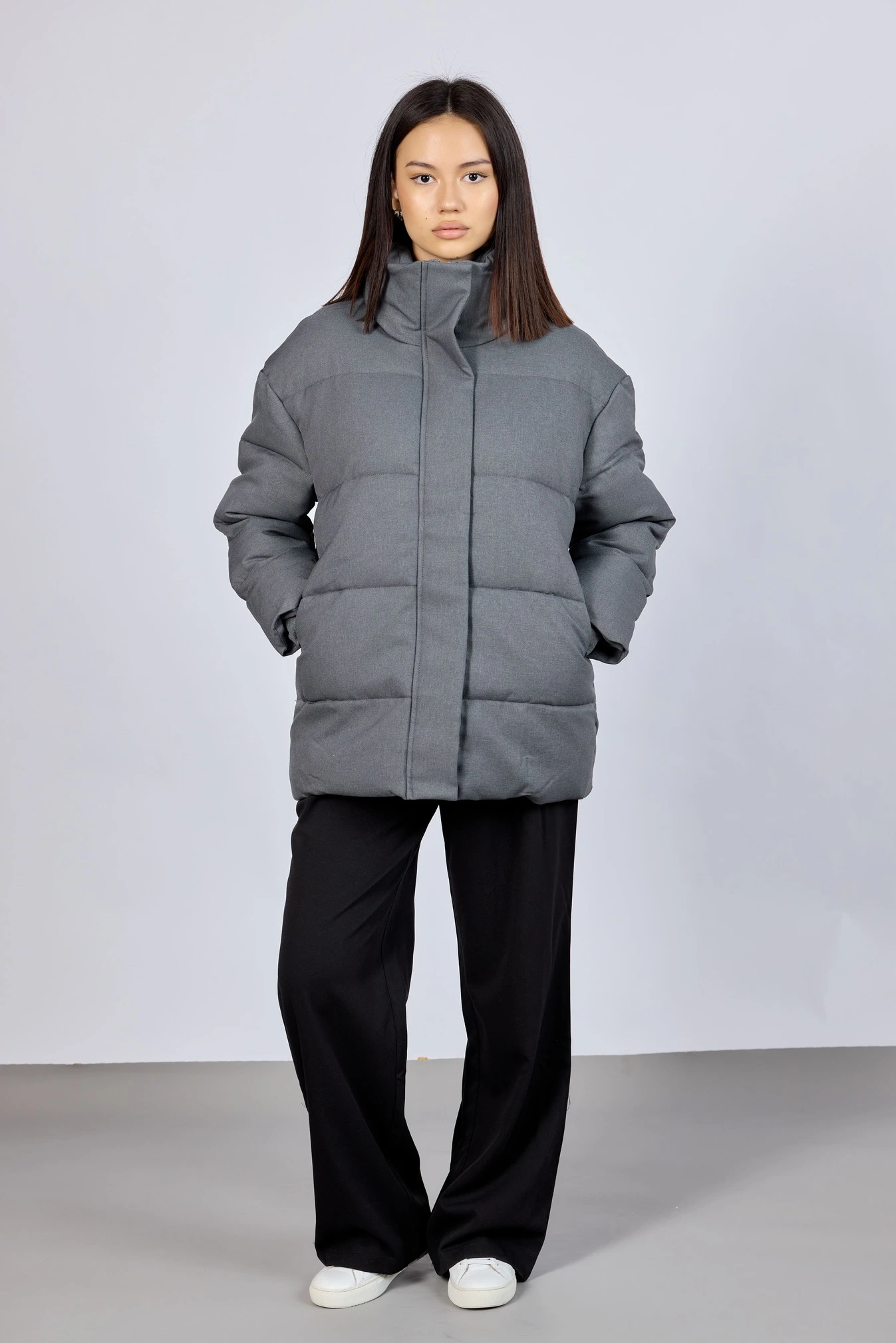 Куртка темно-серый для женщин 43414-12 47
