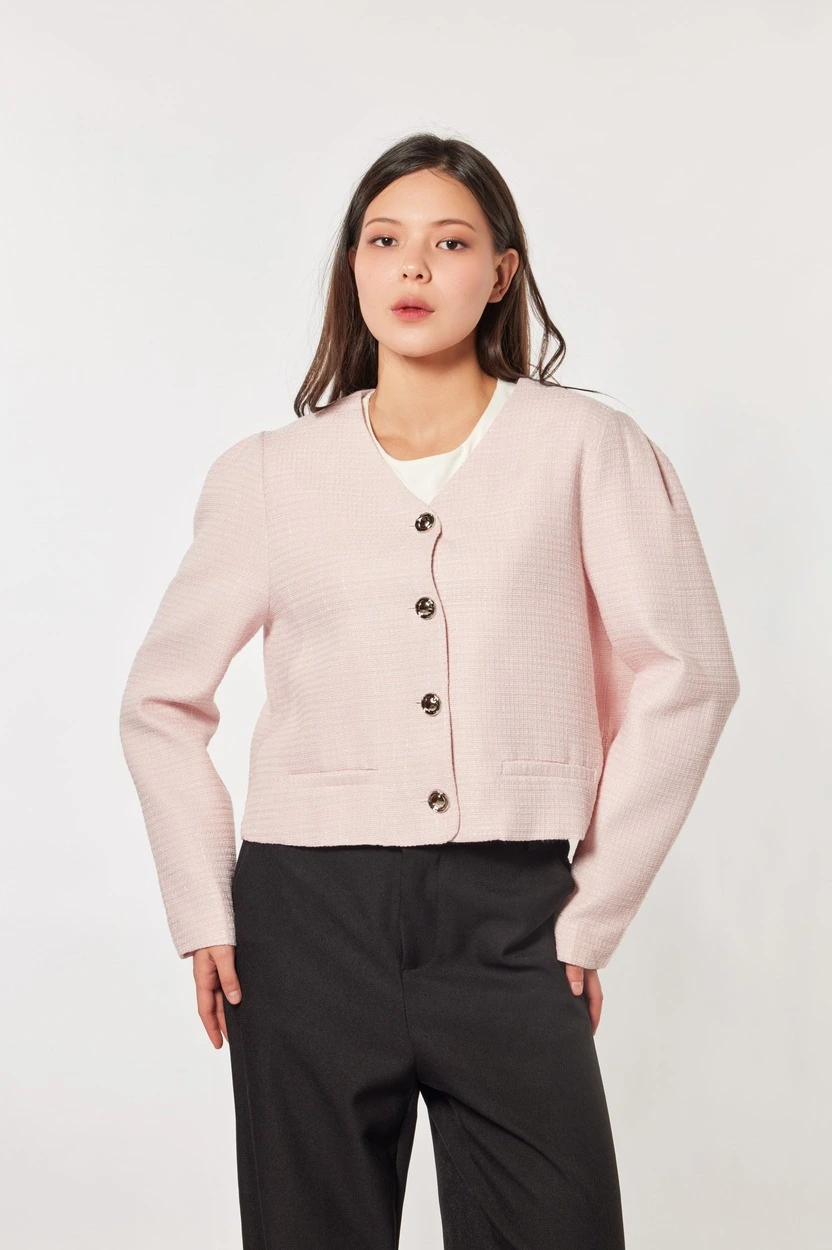 Жакет розовый для женщин 44228-17 64