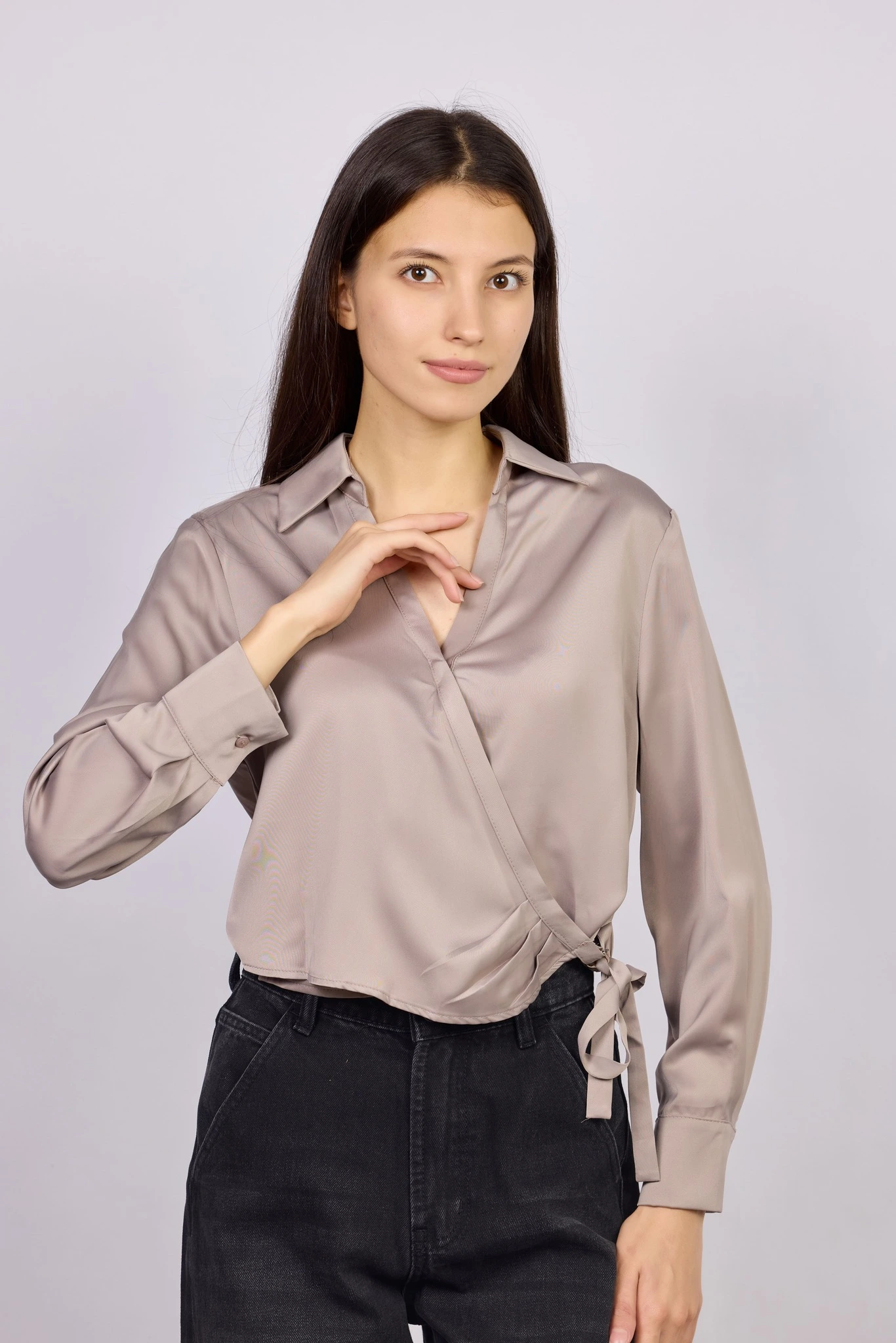 Блузка серый для женщин 42256-61 28