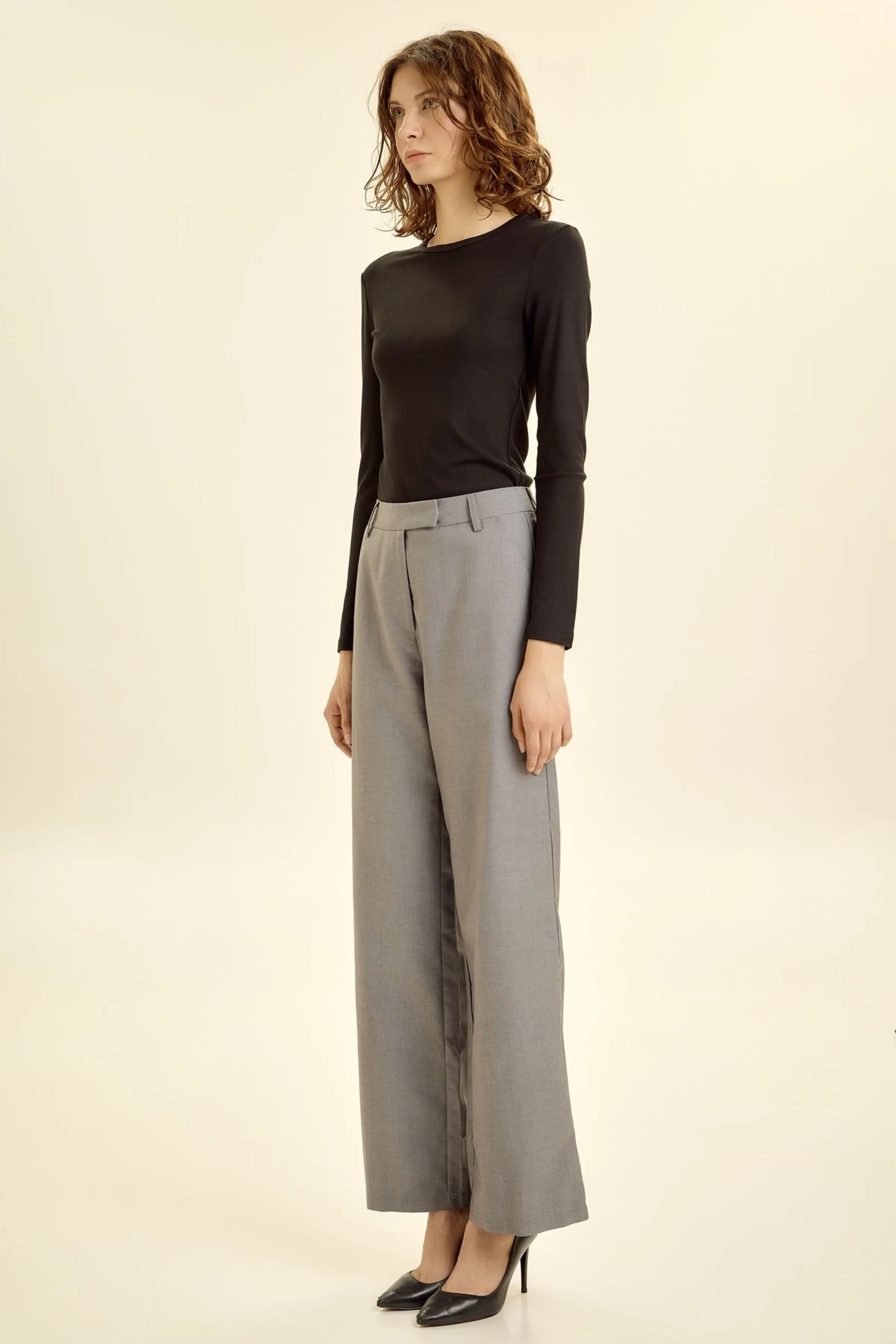 Брюки светло-серый для женщин 46186-9 71