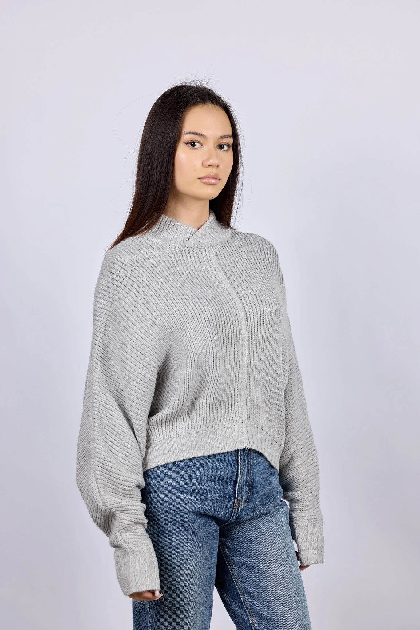 Свитер серый для женщин 43240-61 65