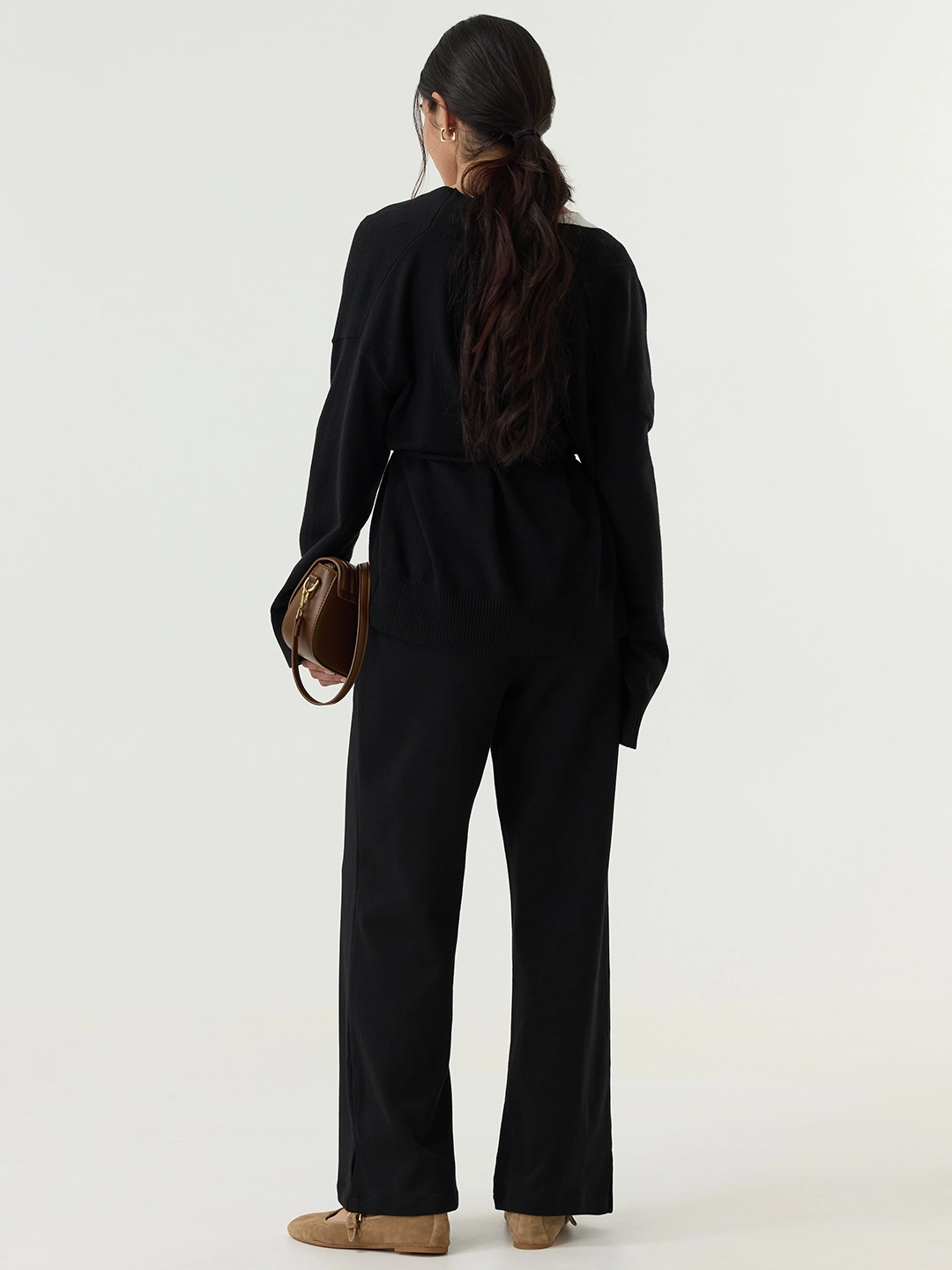 Кардиган черный для женщин 48123-1 50