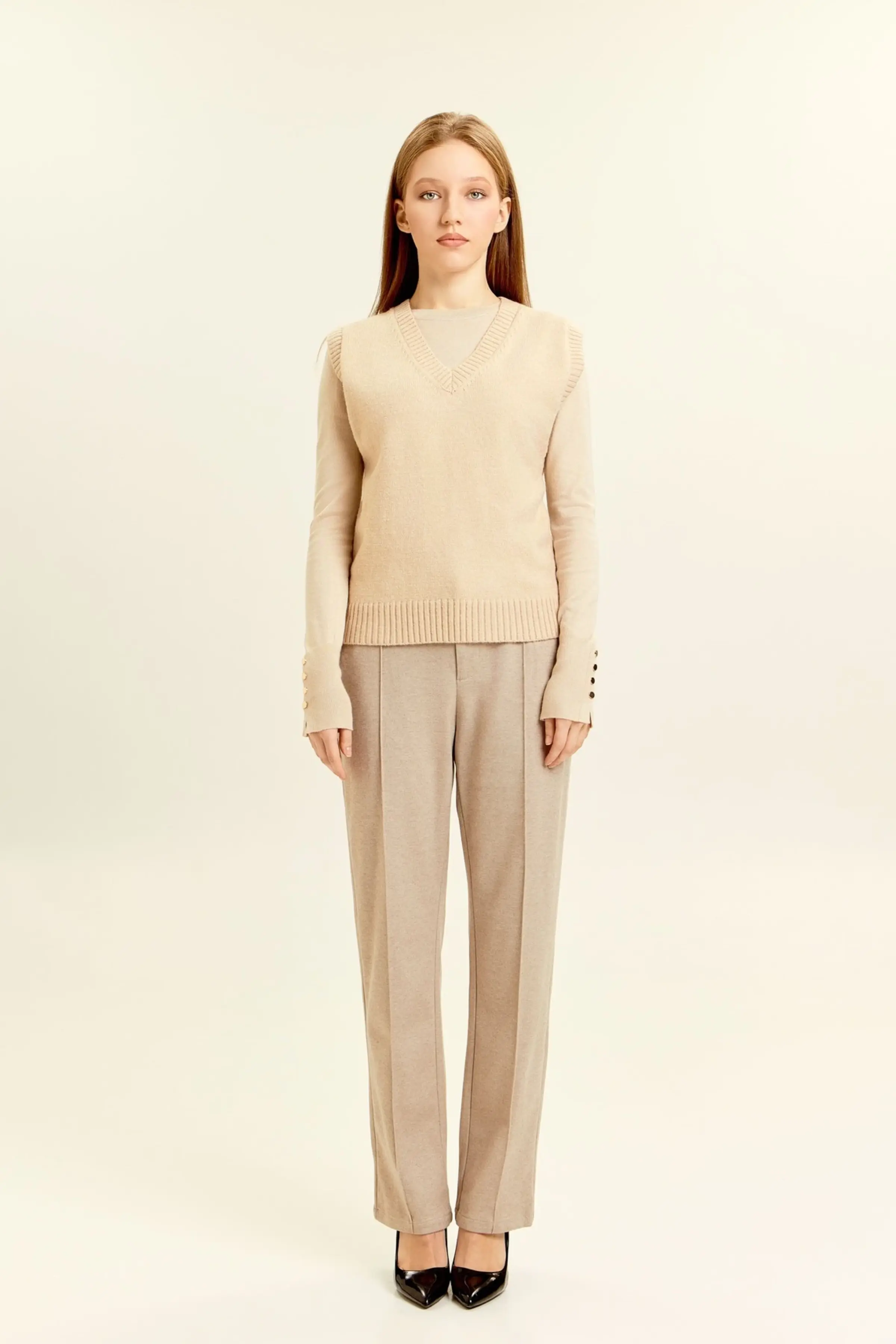 Жилетка айвори для женщин 47145-234 68