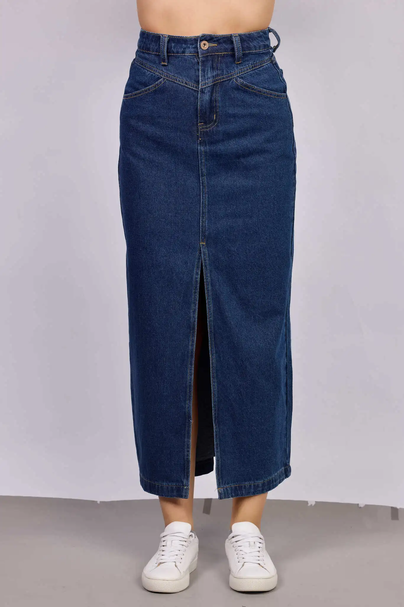 Юбка синий для женщин 42209-65 52