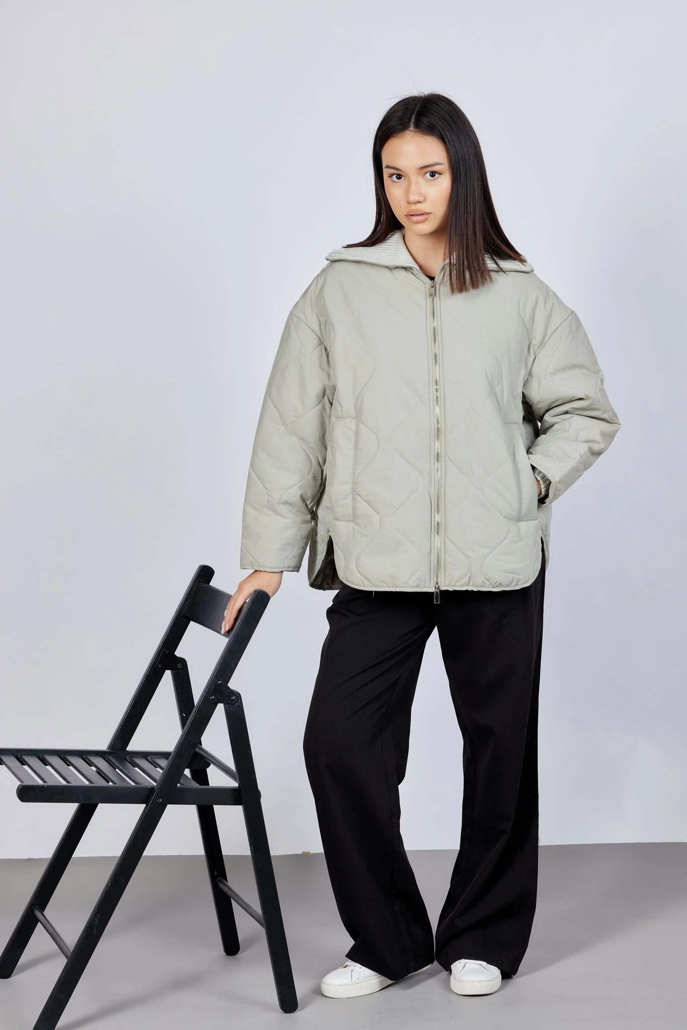 Куртка светло-зеленый для женщин 43405-8 47