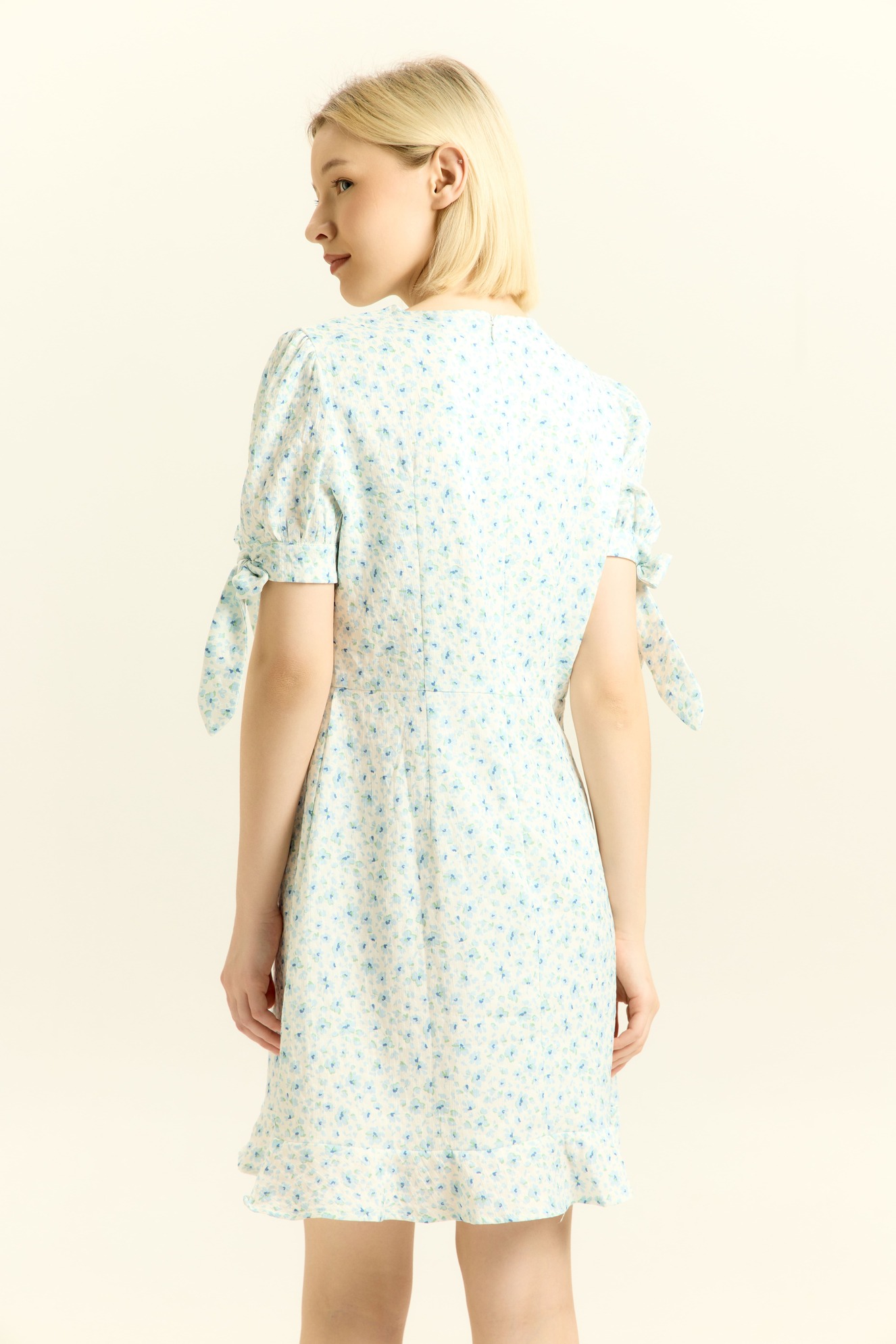 Платье синий цветочек для женщин 41138-188 54