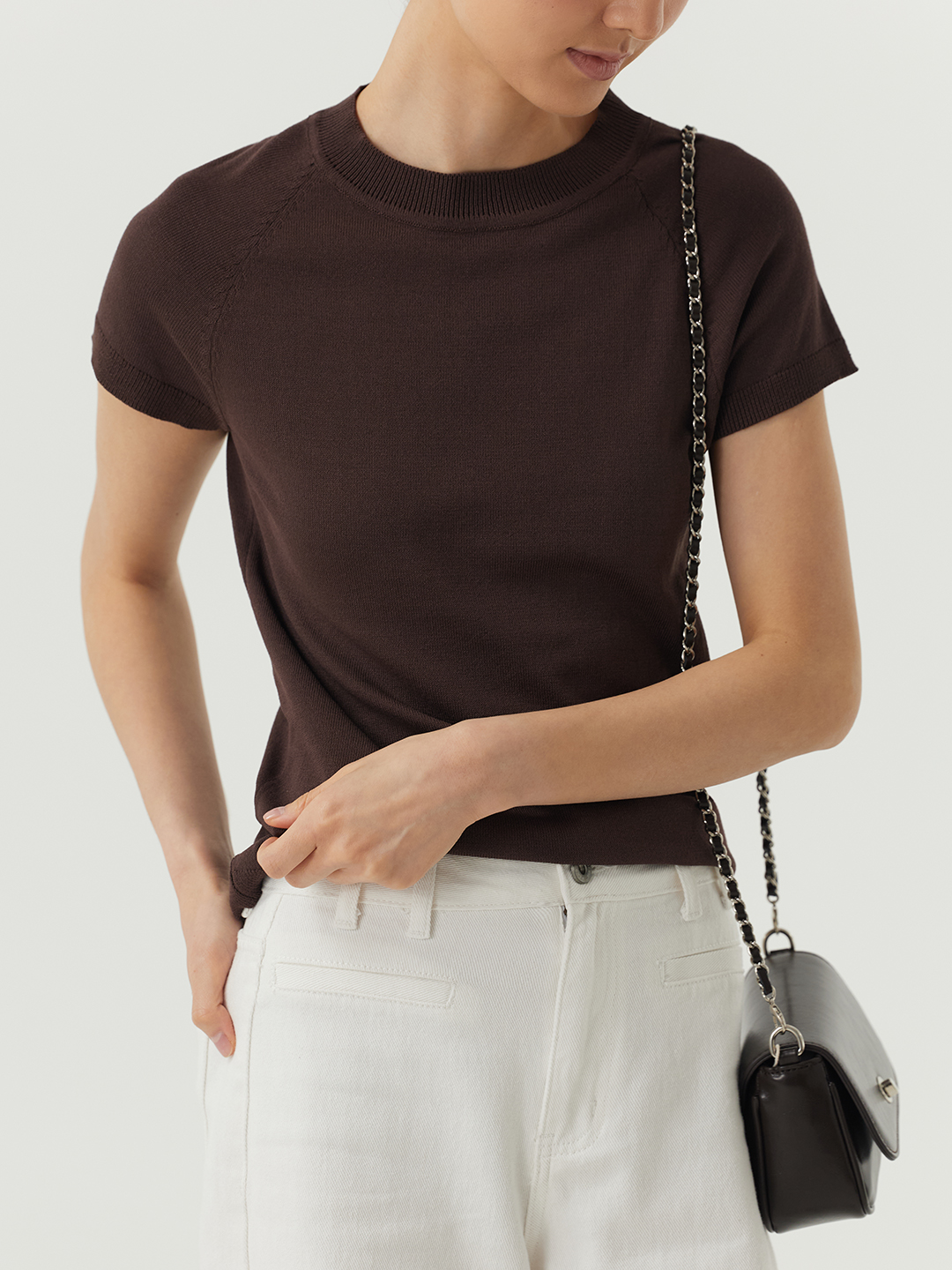 Джемпер коричневый для женщин 48140-13 60